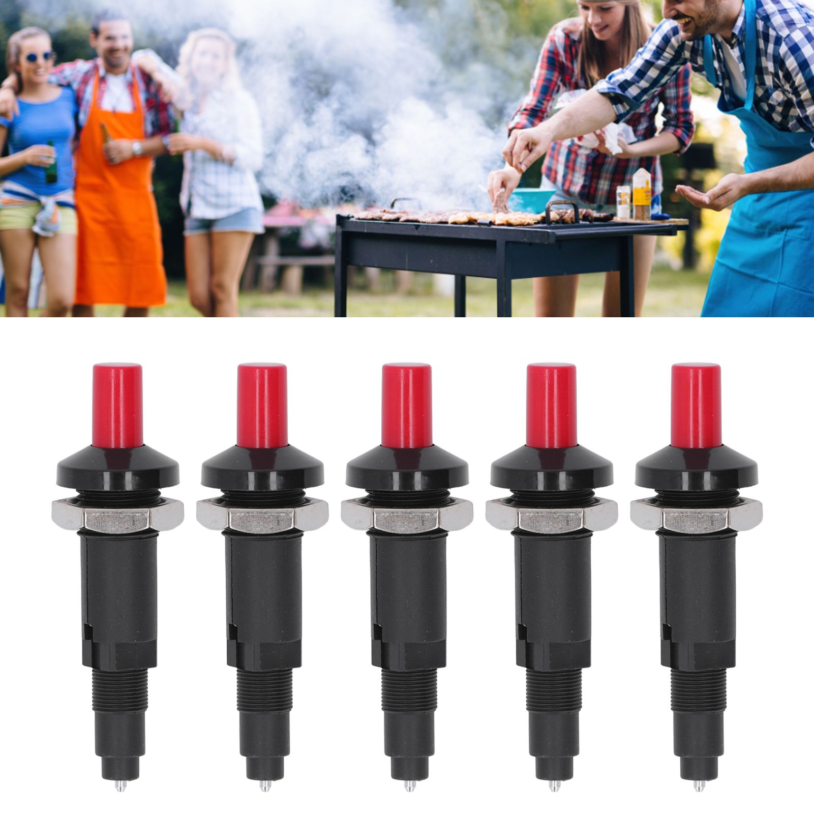 5pcs Piezo Spark Ignition One Outlet Plug Push Button Igniter Kitchen Lighter view 11