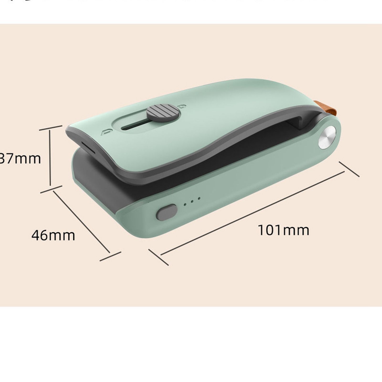 Mini Bag Sealer 2 in 1 Heat Sealer and Cutter Bottom Magnetic Handheld Plastic view 6