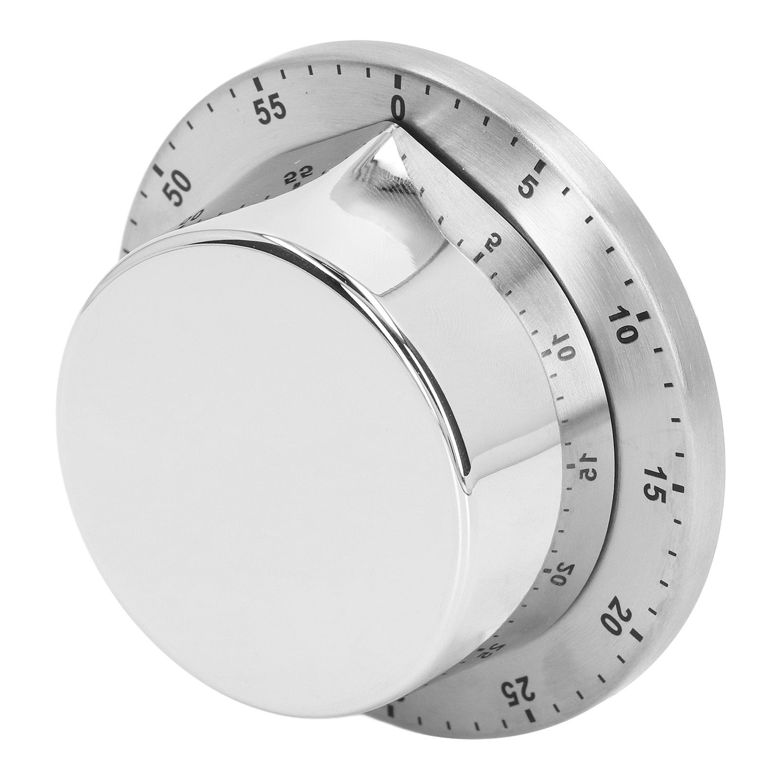 Kitchen Mechanical Timer 304 Stainless Steel Magnetic Suction Chef Cooking view 2