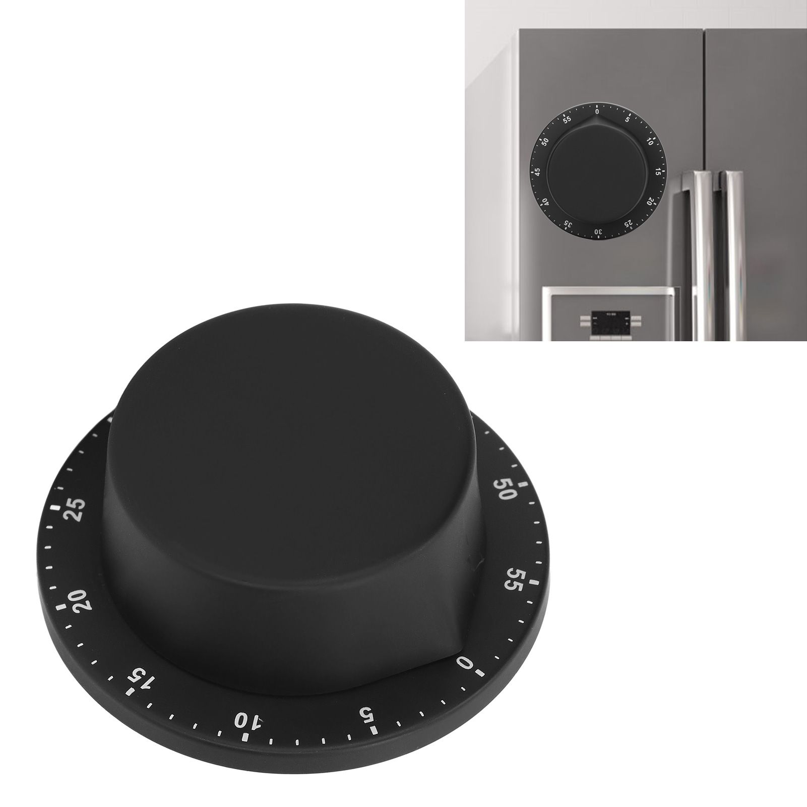 Kitchen Mechanical Timer 304 Stainless Steel Magnetic Suction Chef Cooking view 11