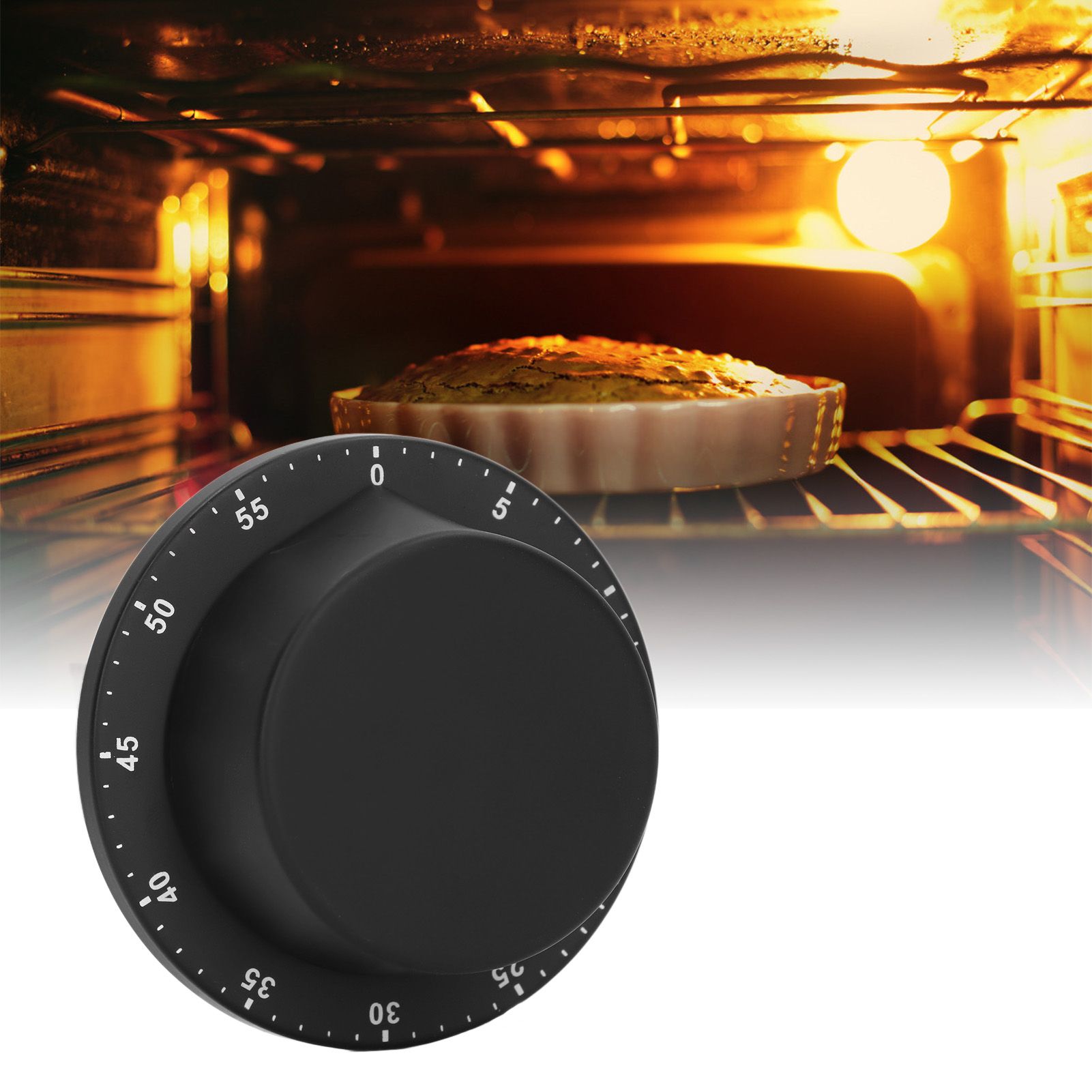 Kitchen Mechanical Timer 304 Stainless Steel Magnetic Suction Chef Cooking view 12