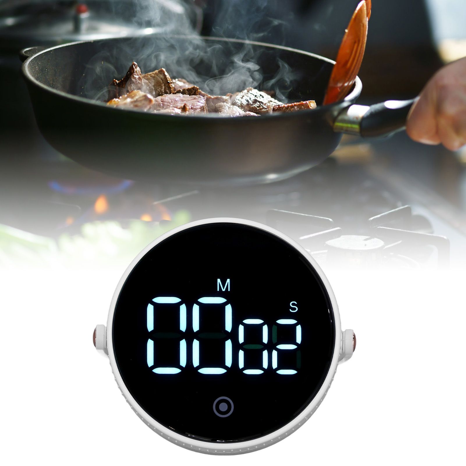 Electronic Timer with Stand Digital Display Magnetic Time Manager Timer for view 11