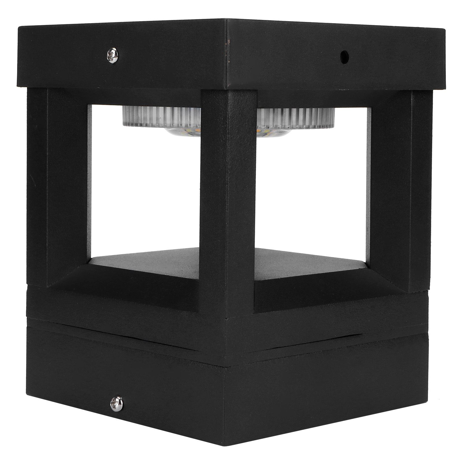 Solar Pillar Lamp Waterproof Die-Casting Aluminum Lawn Light for Garden