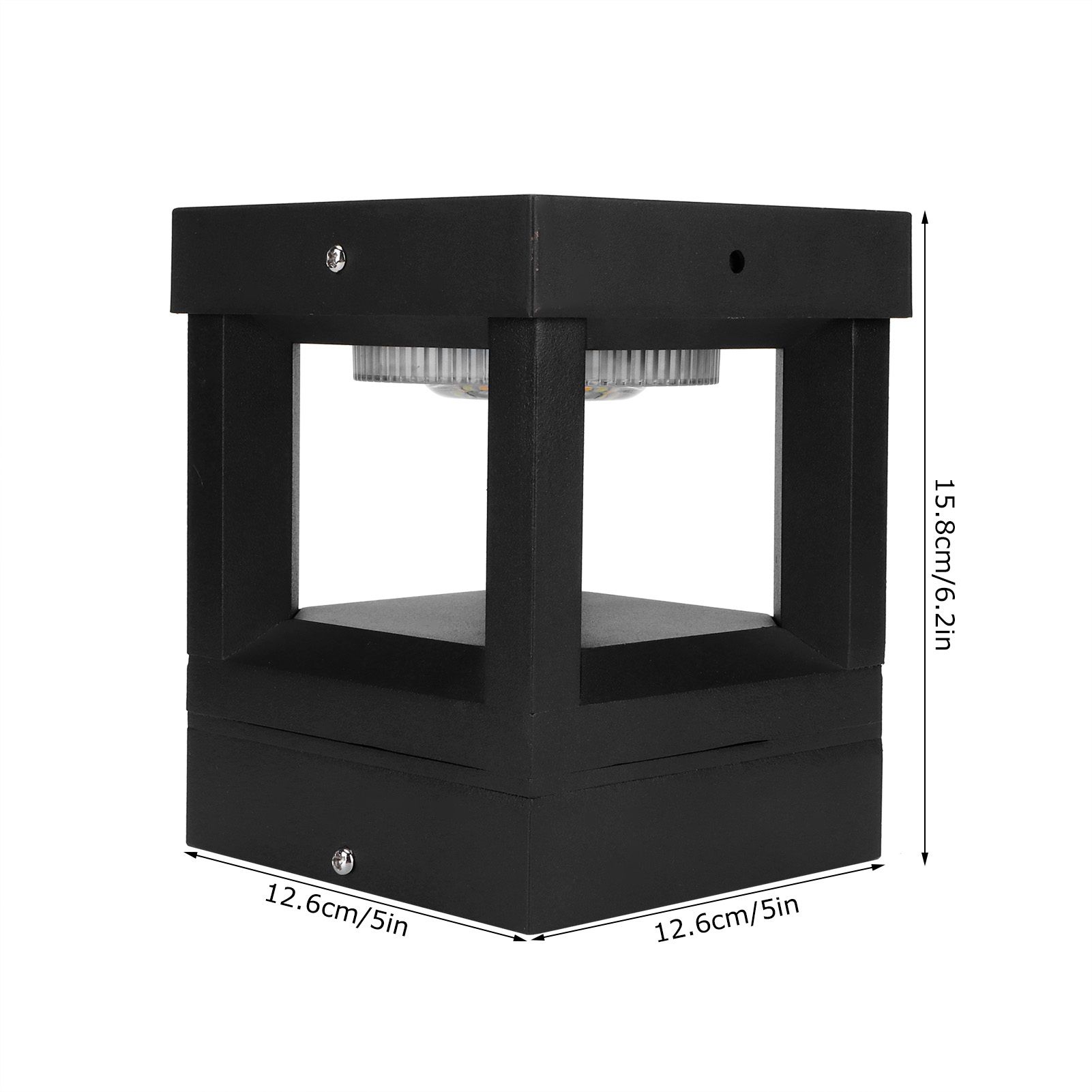 Solar Pillar Lamp Waterproof Die-Casting Aluminum Lawn Light for Garden view 14
