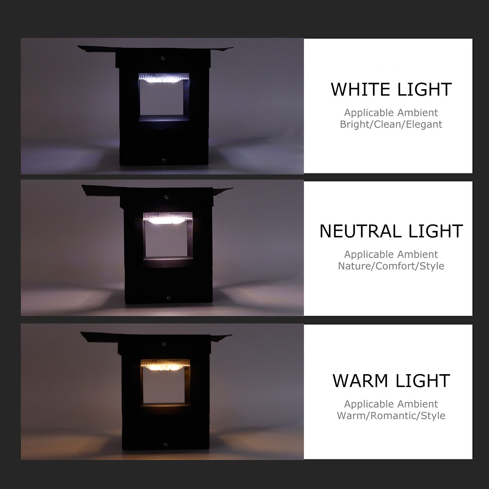 Solar Pillar Lamp Waterproof Die-Casting Aluminum Lawn Light for Garden view 15