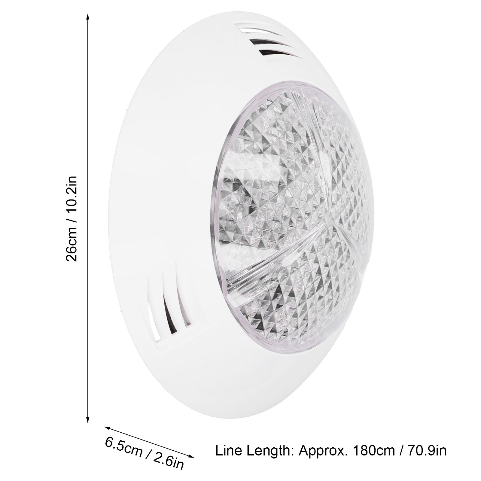 24LED Pool Light RGB Underwater Lamp with 12-Key Remote Control IP68 view 13
