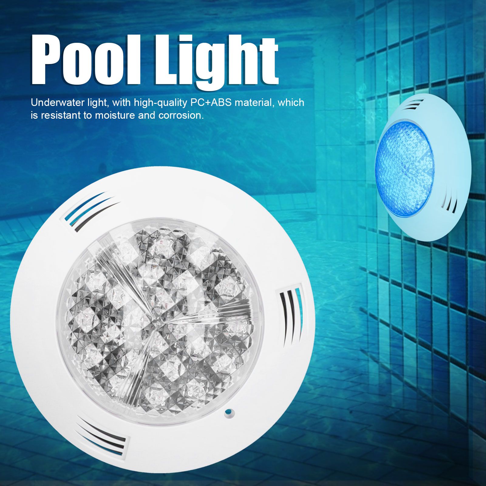 24LED Pool Light RGB Underwater Lamp with 12-Key Remote Control IP68 view 14