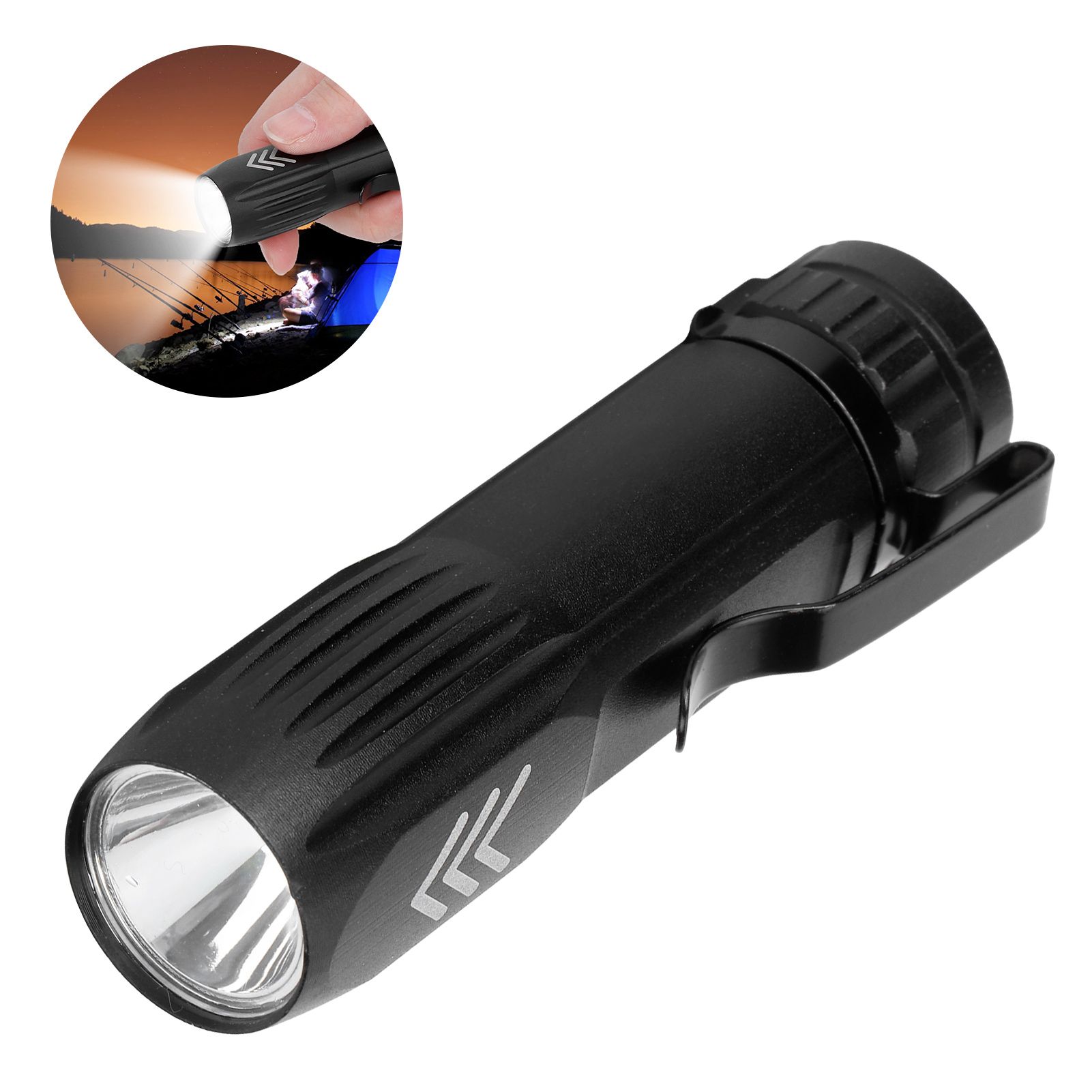 Small Super Bright Flashlight USB Rechargeable Torch Waterproof Adjustable view 9