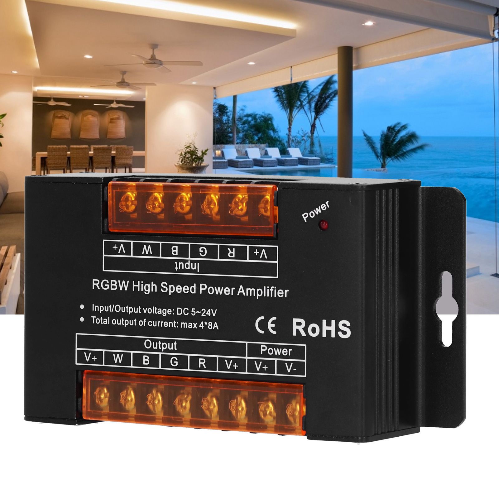 LED Signal Amplifier Module for Home RGB Light Strip Controller 0.1%100% DC5V24V view 10