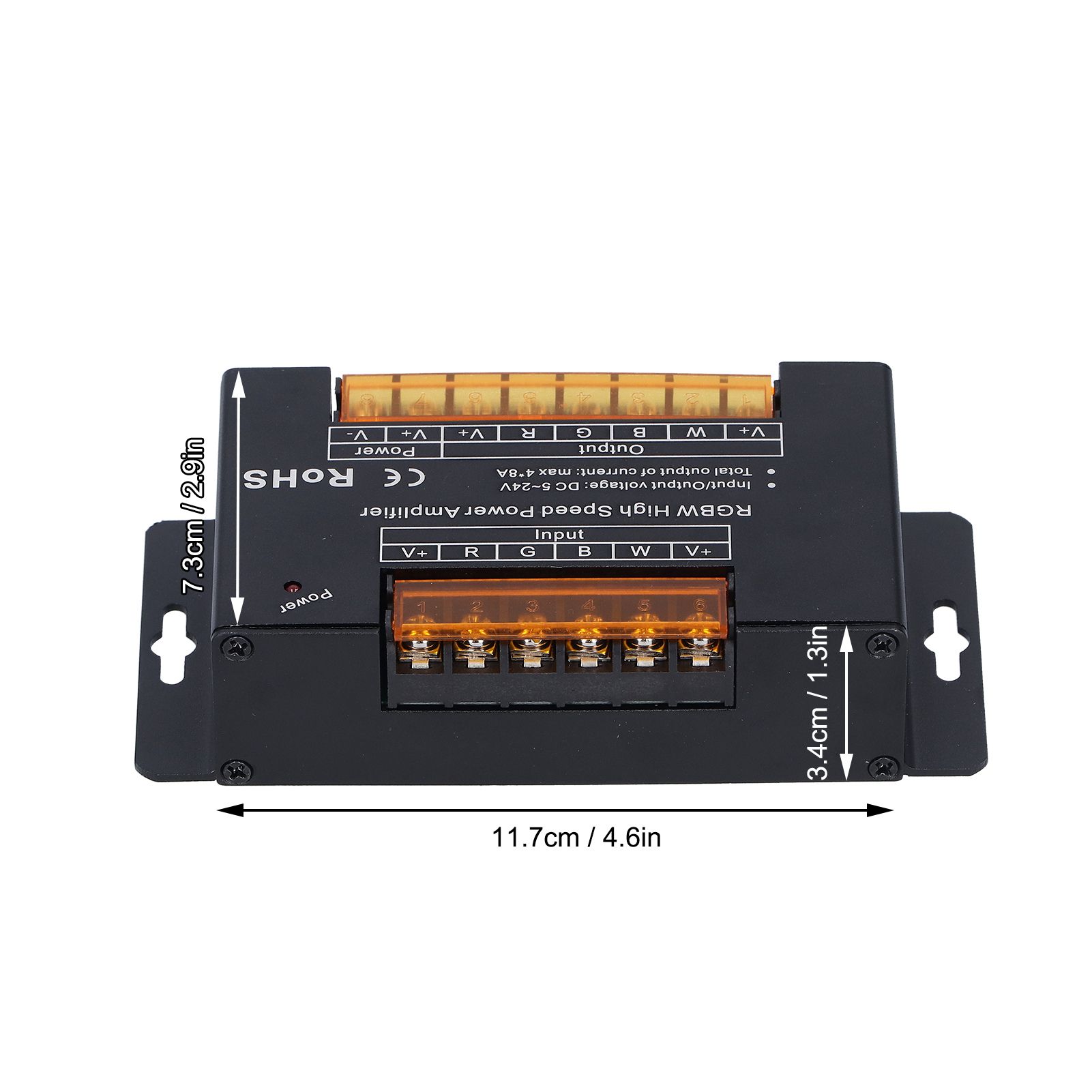 LED Signal Amplifier Module for Home RGB Light Strip Controller 0.1%100% DC5V24V view 12