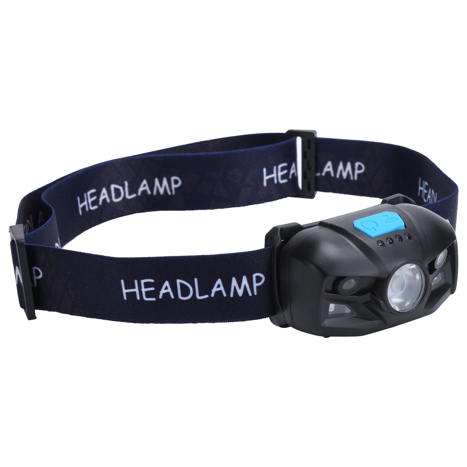 Outdoor USB Rechargeable LED Fishing Headlamp Finger Sensing Waterproof Headlight view 3