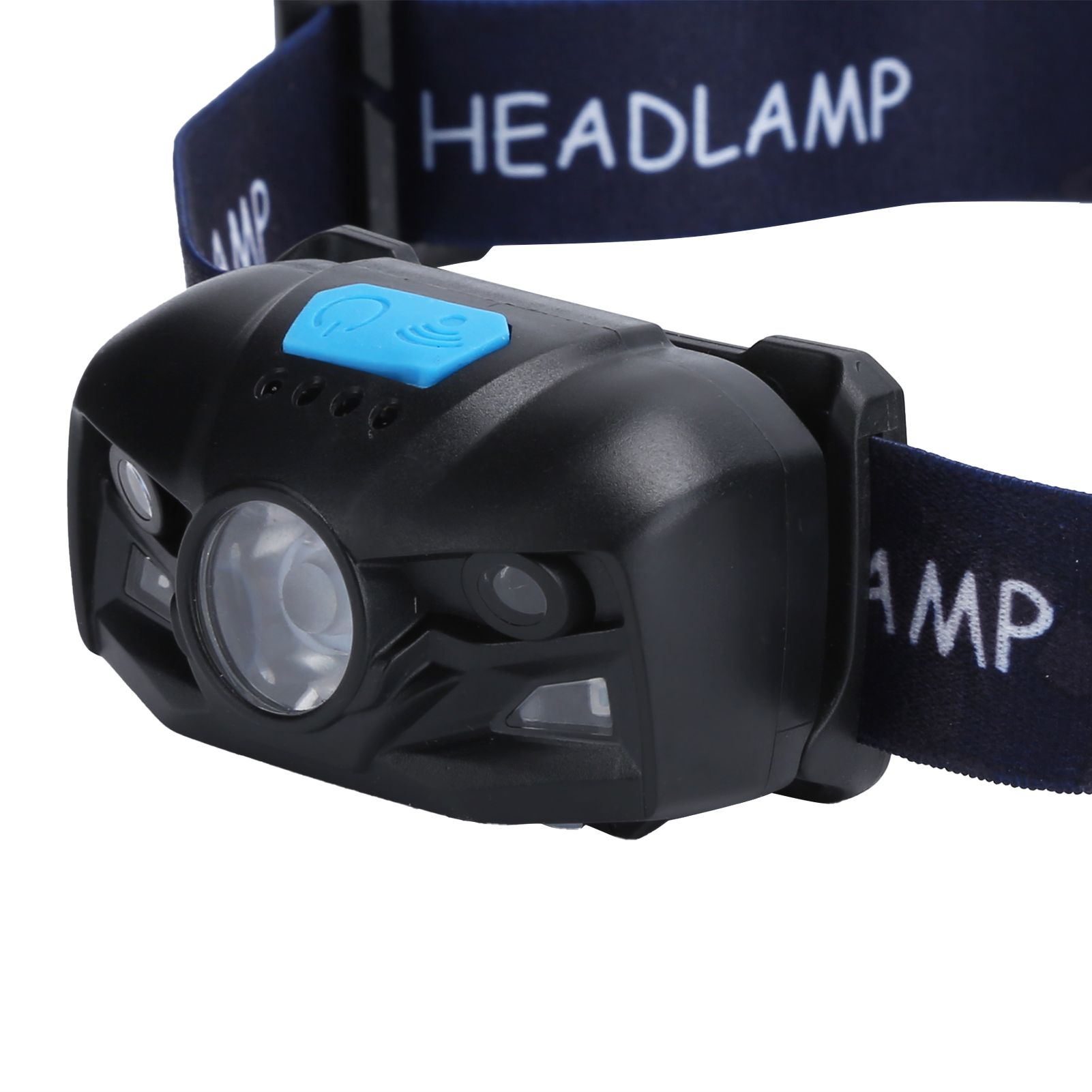 Outdoor USB Rechargeable LED Fishing Headlamp Finger Sensing Waterproof Headlight view 11
