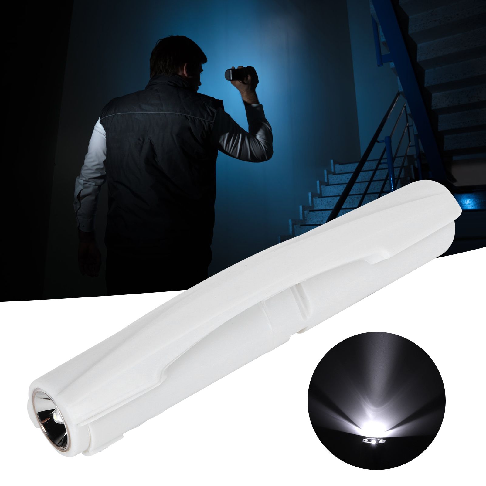 Portable LED Light Bar Flashlight 200lm Detachable Searchlight Lamp for view 9