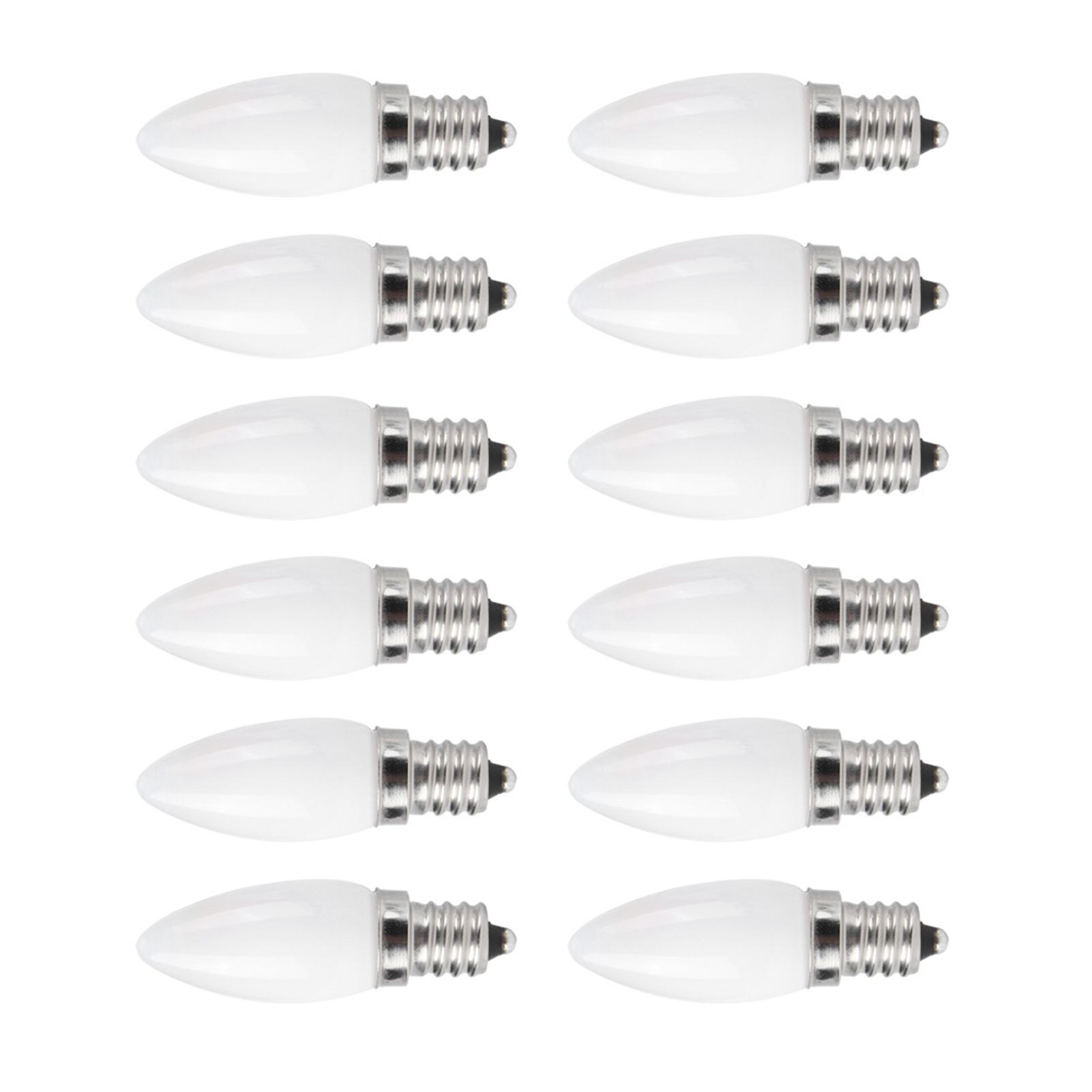 10pcs E12 LED Bulb 1.5W Warm White Lamp for Chandelier Ceiling Light Wall Lamp view 4