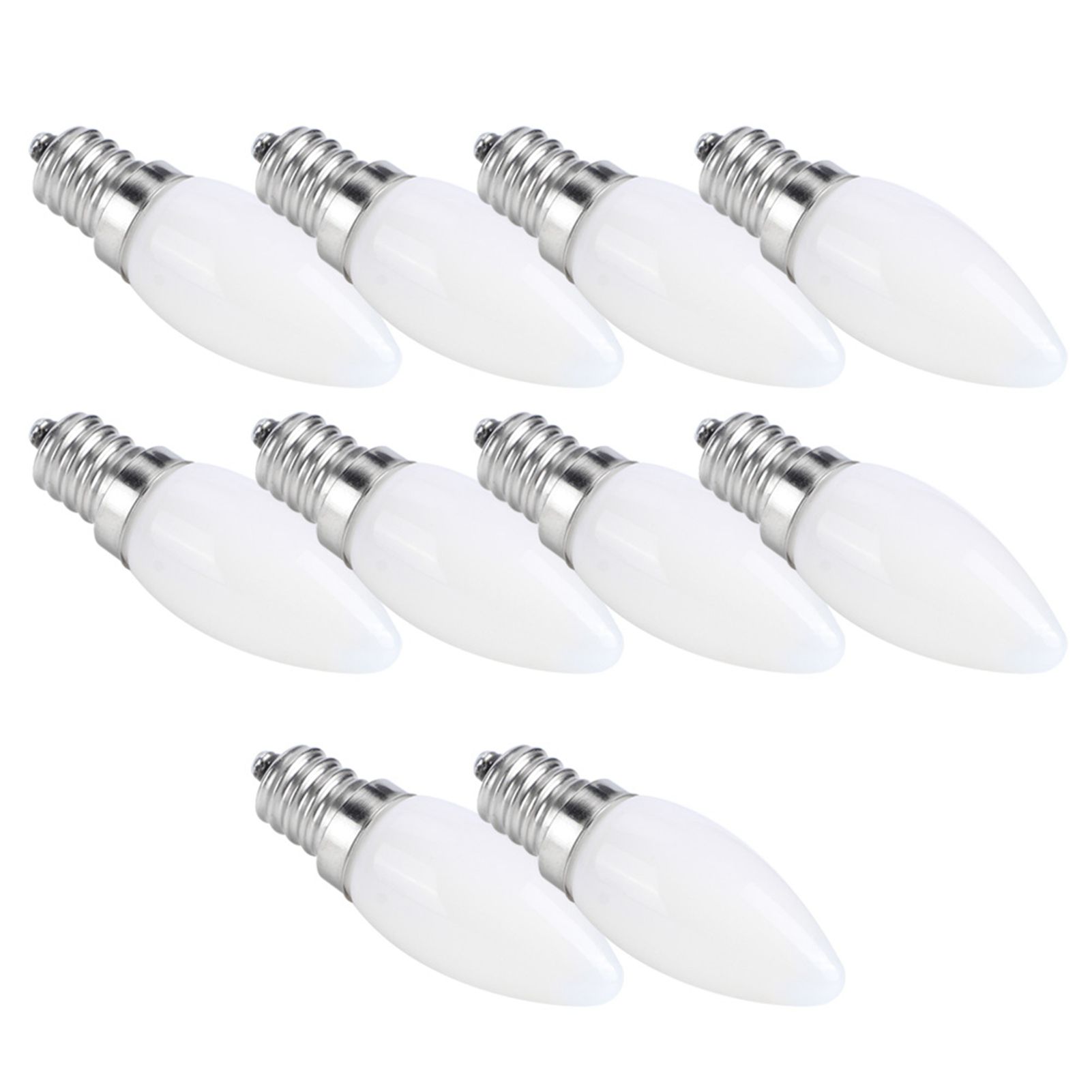 10pcs E12 LED Bulb 1.5W Warm White Lamp for Chandelier Ceiling Light Wall Lamp view 6