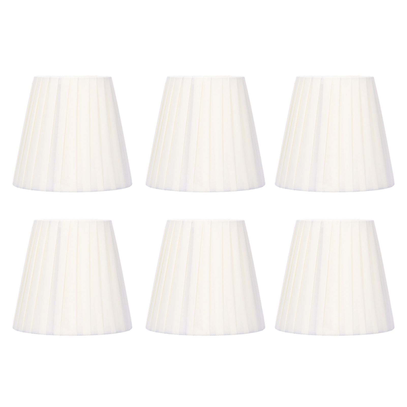 6Pcs Lamp Shade Cloth Crystal Chandelier Wall Light Modern Simple Household