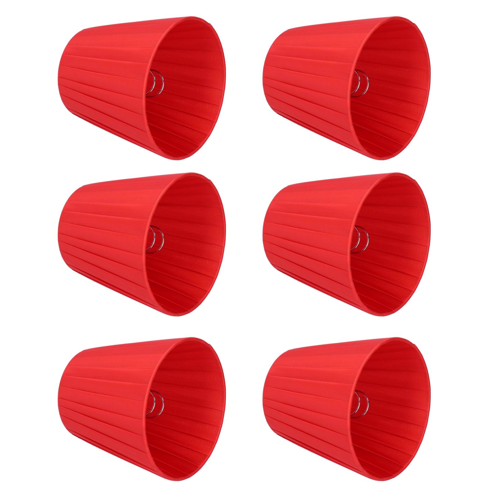 6Pcs Lampshade Modern Fabric Table Lamp Cover for Crystal Chandelier Wall view 2