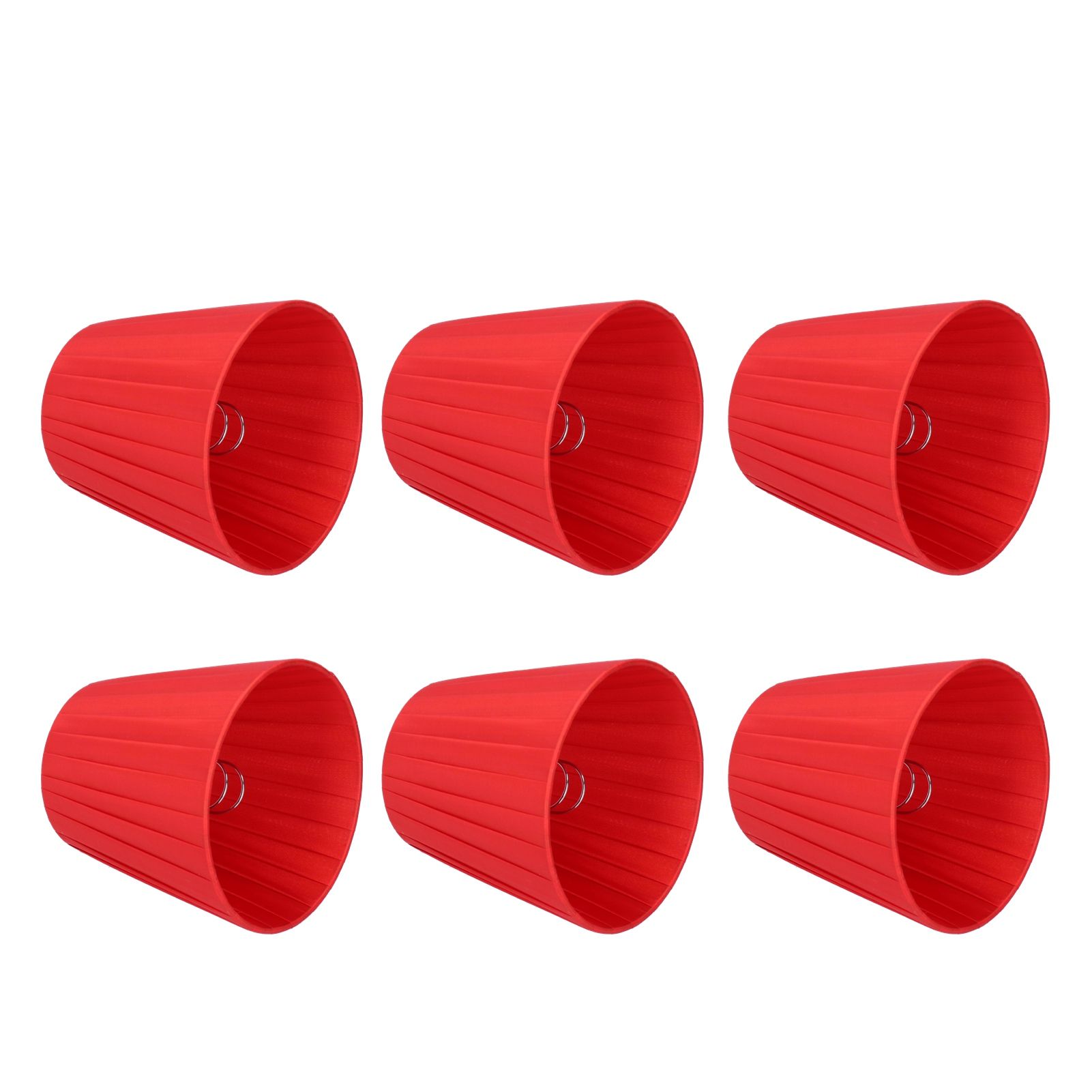 6Pcs Lampshade Modern Fabric Table Lamp Cover for Crystal Chandelier Wall view 3