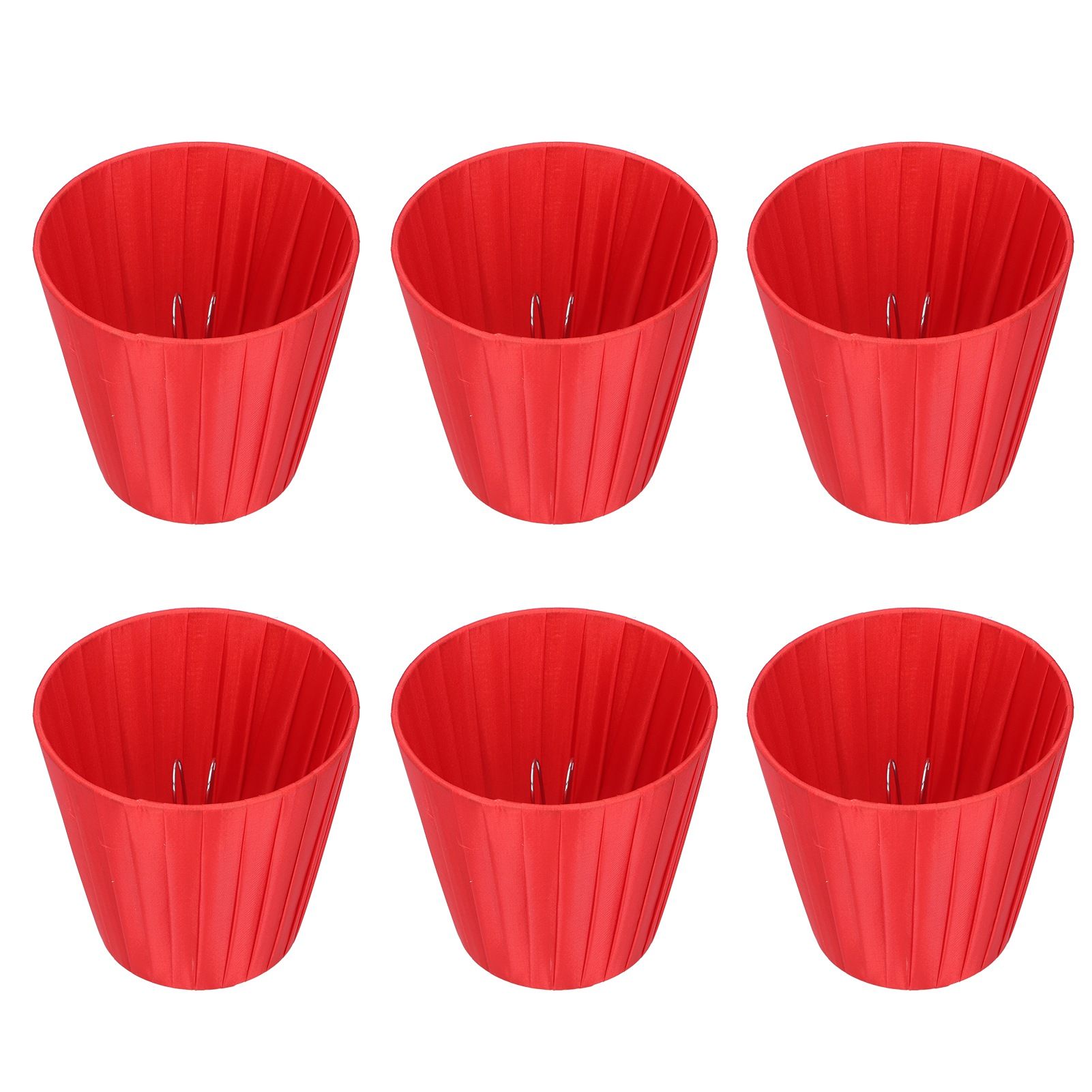 6Pcs Lampshade Modern Fabric Table Lamp Cover for Crystal Chandelier Wall view 4