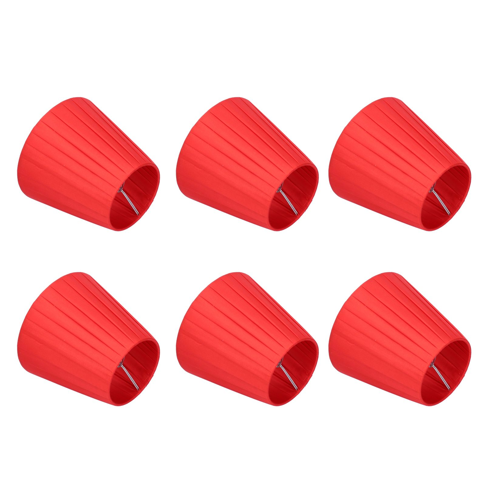 6Pcs Lampshade Modern Fabric Table Lamp Cover for Crystal Chandelier Wall view 6