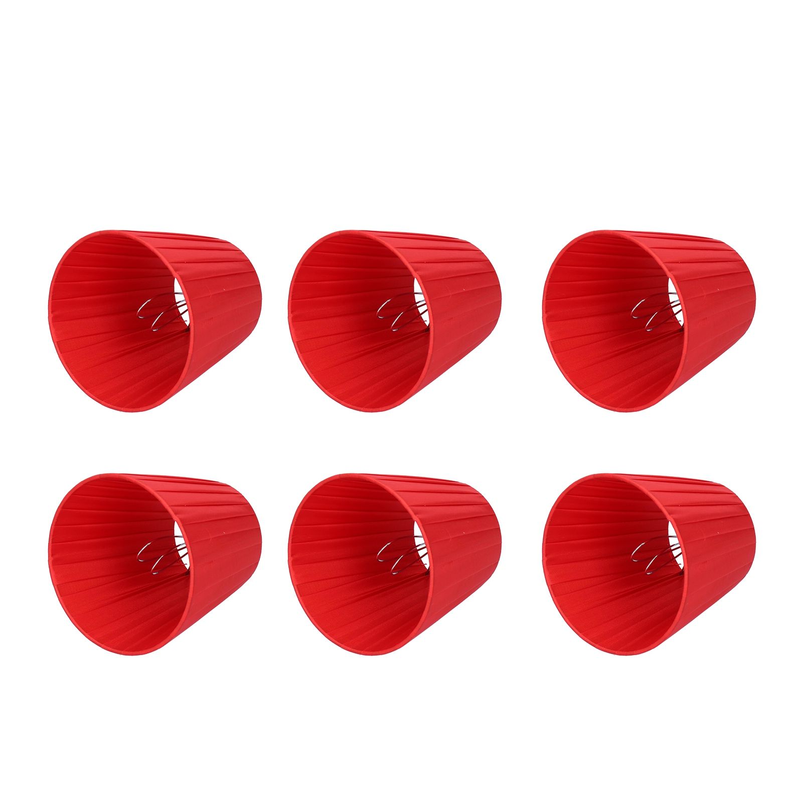 6Pcs Lampshade Modern Fabric Table Lamp Cover for Crystal Chandelier Wall view 8