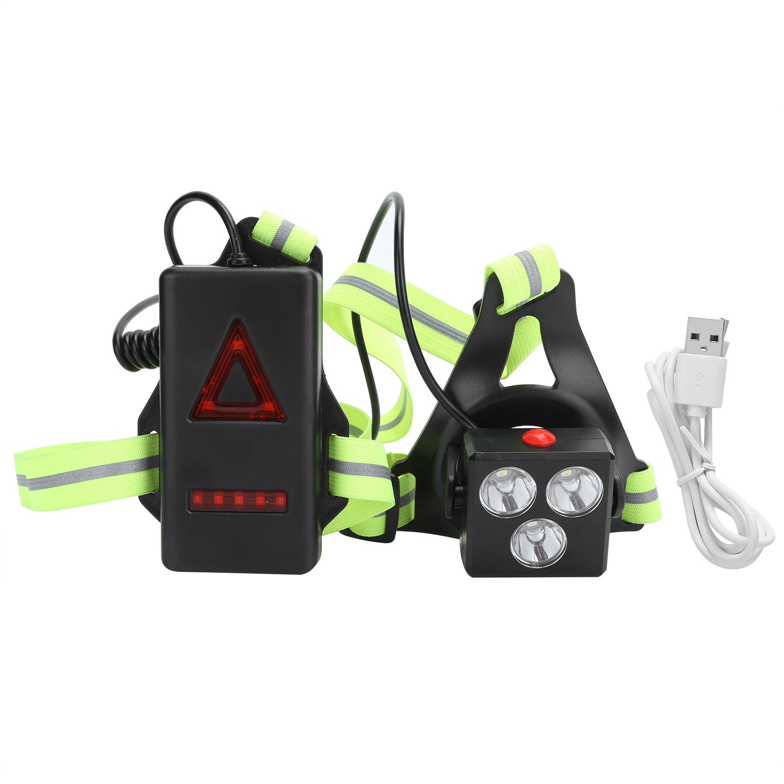 LED Night Running Lights USB Charging Chest Lamp Safety Warning Light for