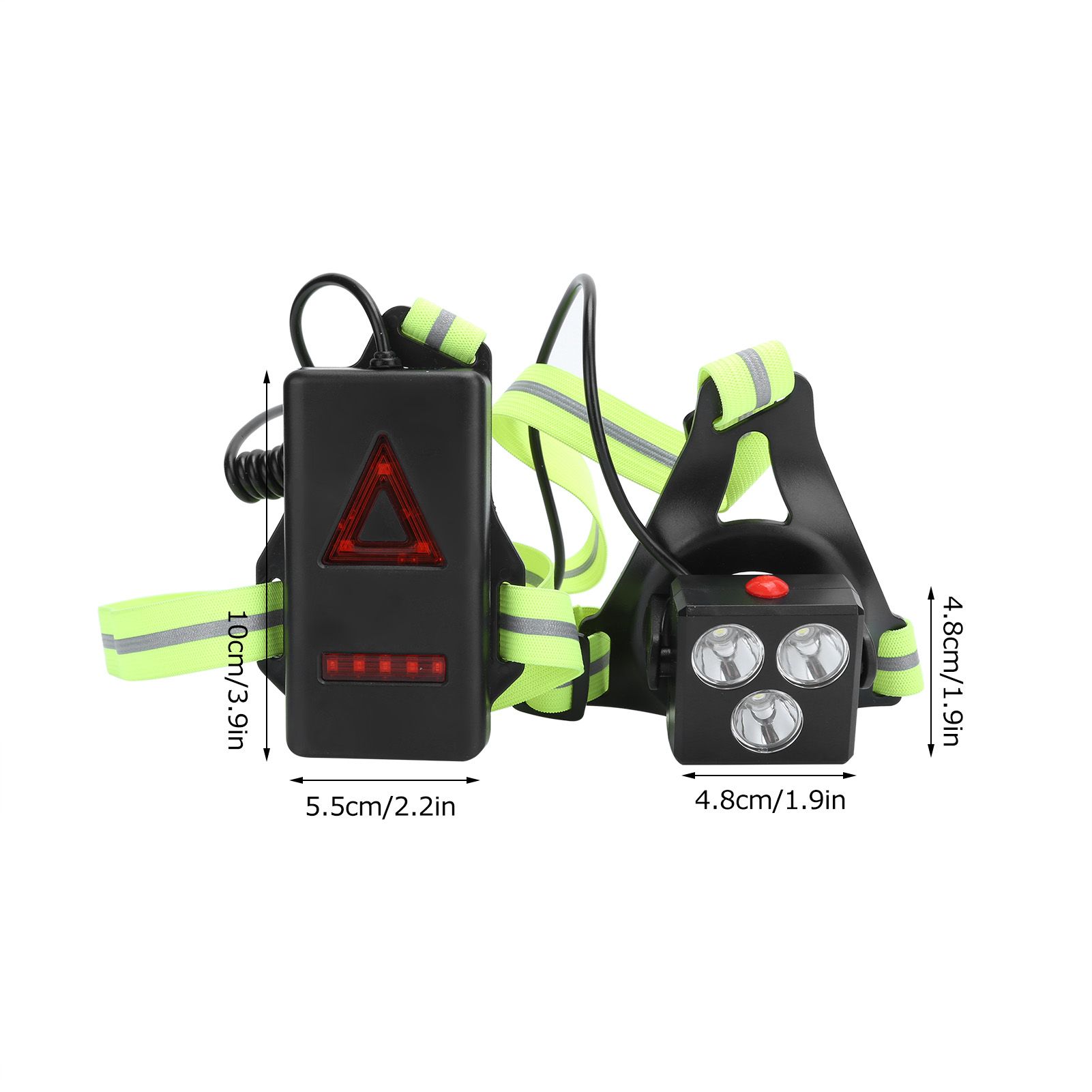 LED Night Running Lights USB Charging Chest Lamp Safety Warning Light for view 12
