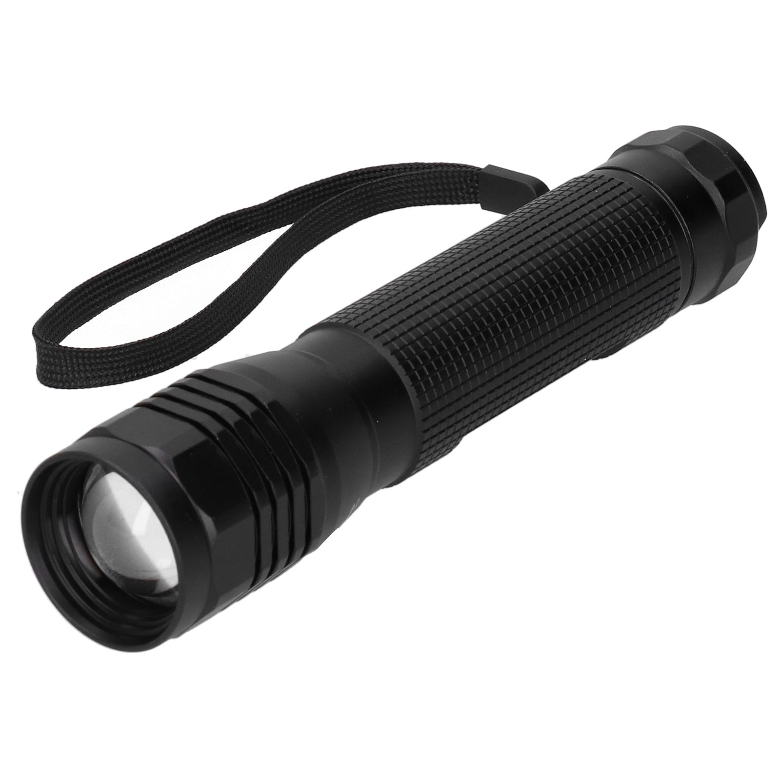 Bright P8 LED Flashlight Rotating Zoomable Torch Lamp IPX5 Waterproof for
