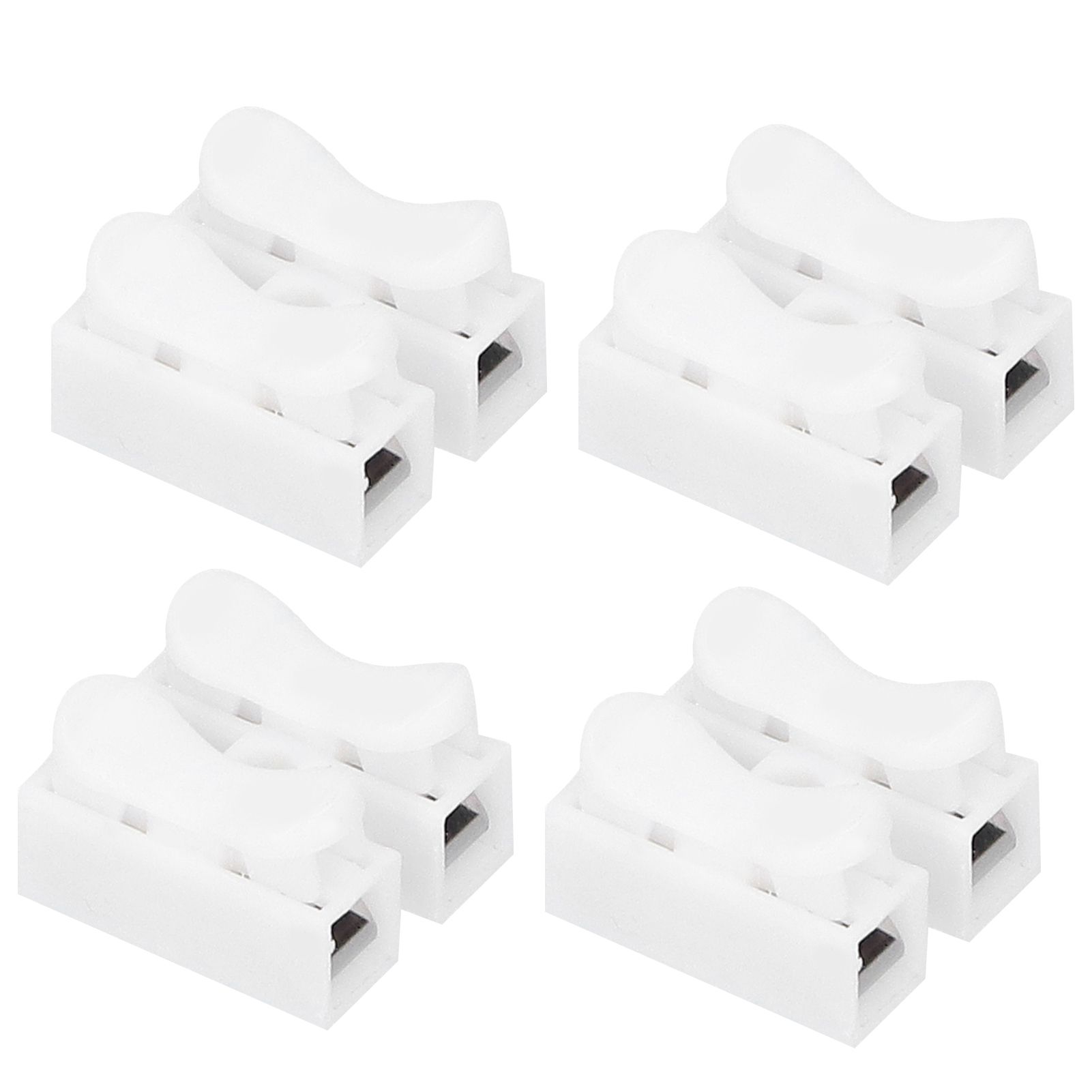 100pcs CH‑2 Connectors for LED Ceiling Light Flame Retardant 2 Port Press Terminal view 15