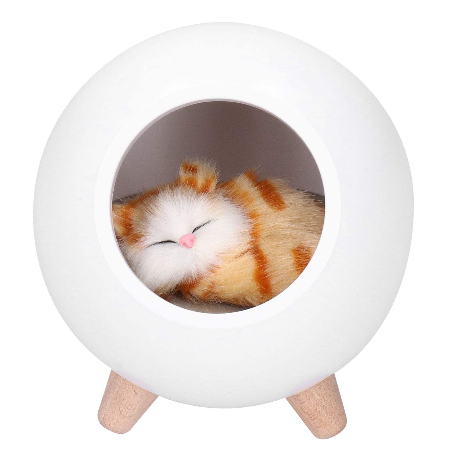 LED Night Light USB Charging Cute Pet House Touch Dimming Kid Baby Bedside view 2