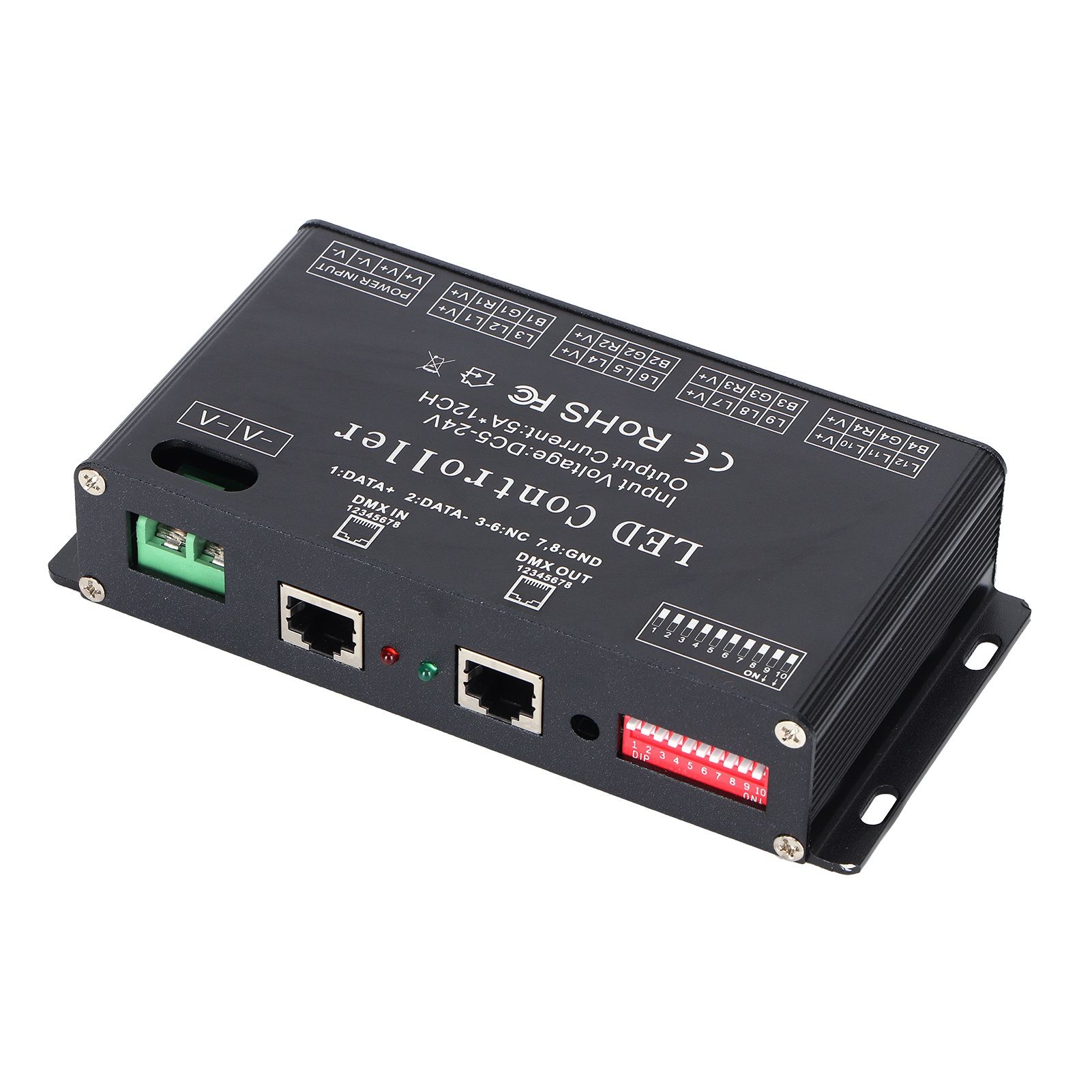 12 Channel DMX Constant Decoder RGB LED Light Strip Controller DMX512 Decoder view 3