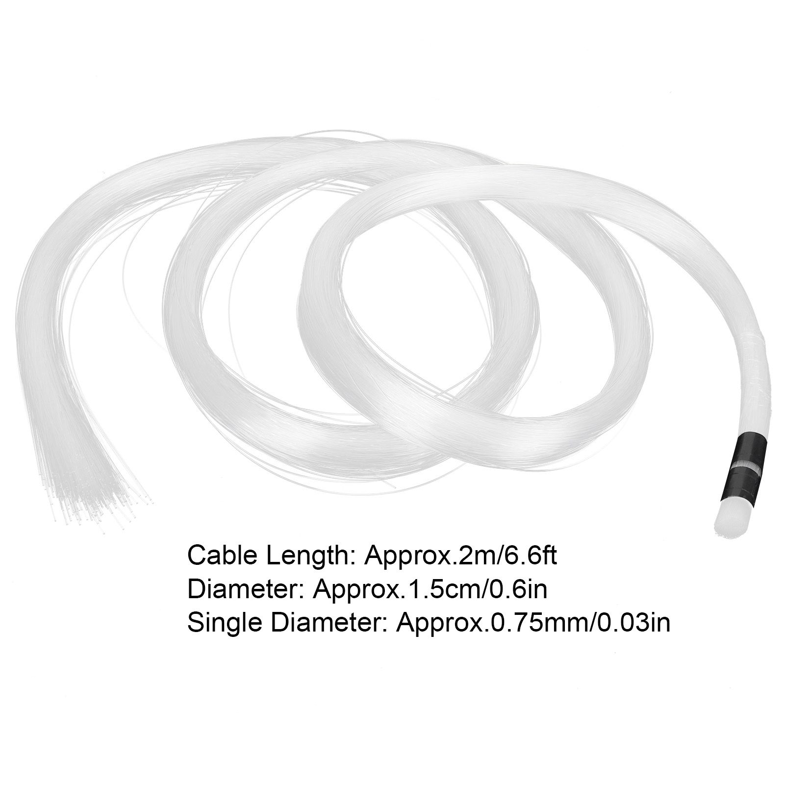 2m 300PCS PMMA Plastic Optical Fiber Cable for Star Ceiling Light Fiber Optic view 14