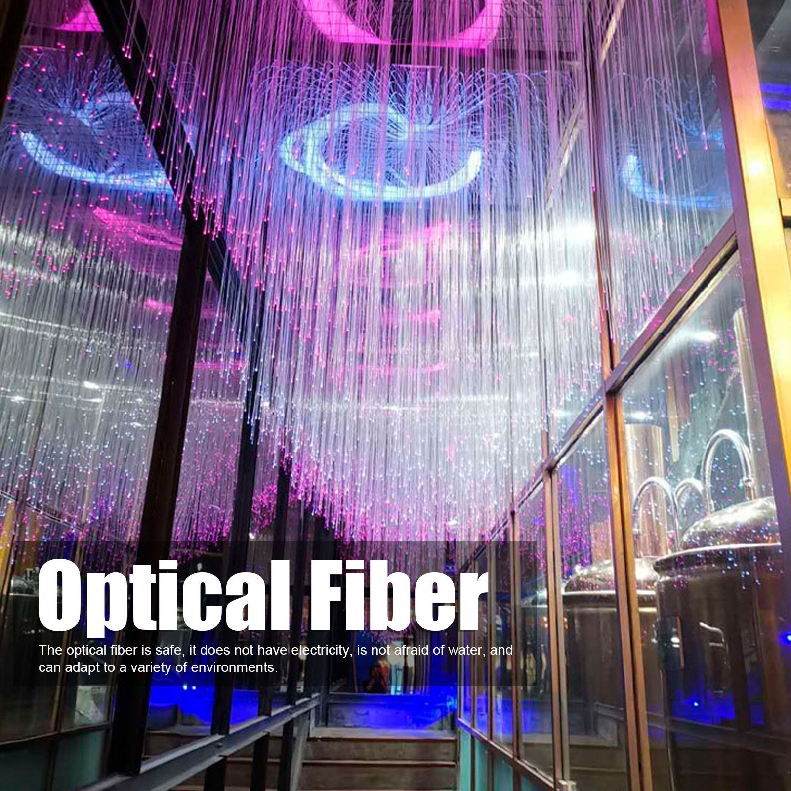 2m 300PCS PMMA Plastic Optical Fiber Cable for Star Ceiling Light Fiber Optic view 15