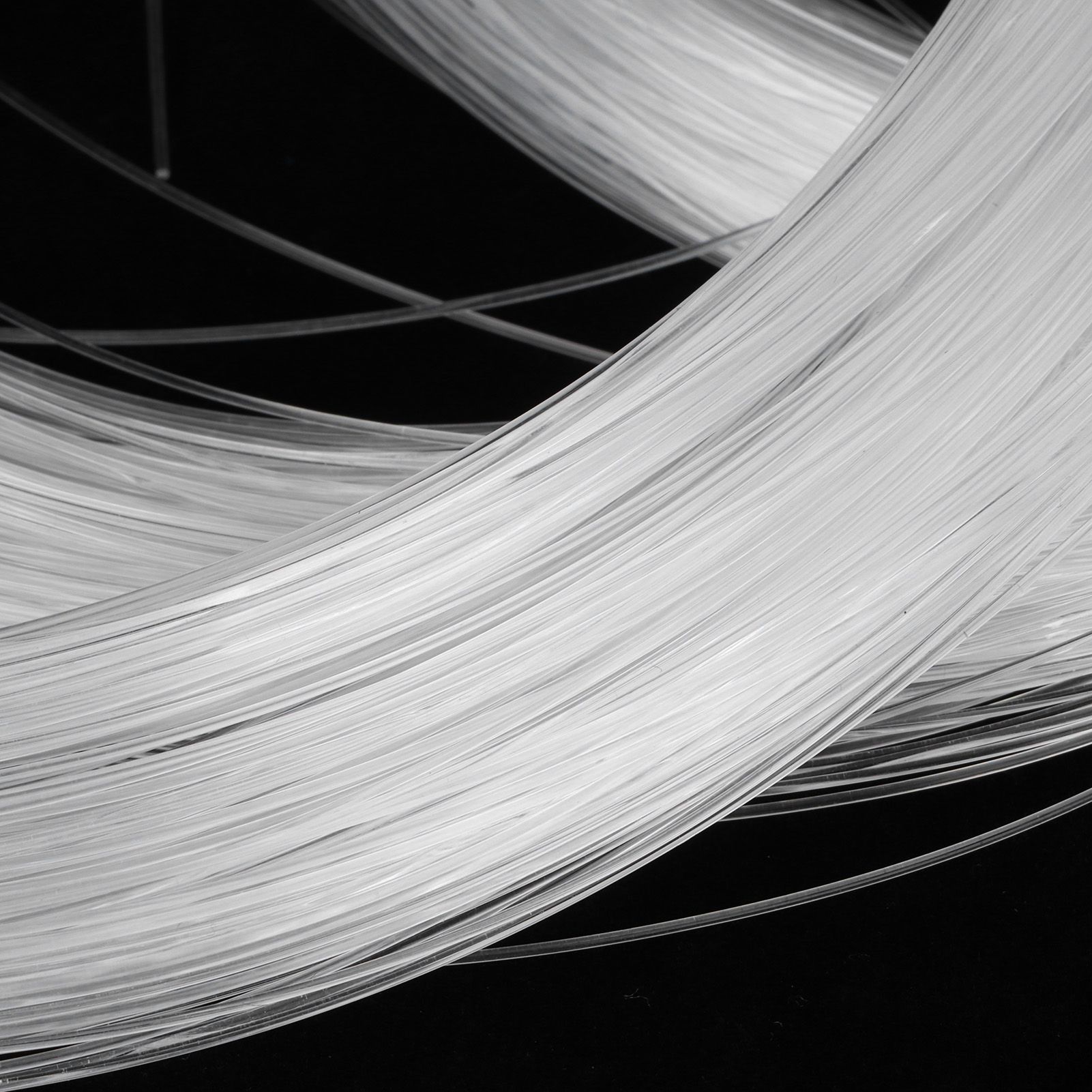 200Pcs 3 Meters Optical Fiber Cable PMMA Plastic Glowing Optical Fiber Curtain view 12