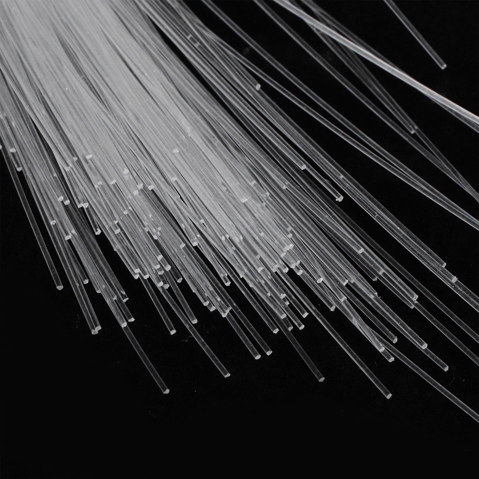 200Pcs 3 Meters Optical Fiber Cable PMMA Plastic Glowing Optical Fiber Curtain view 13