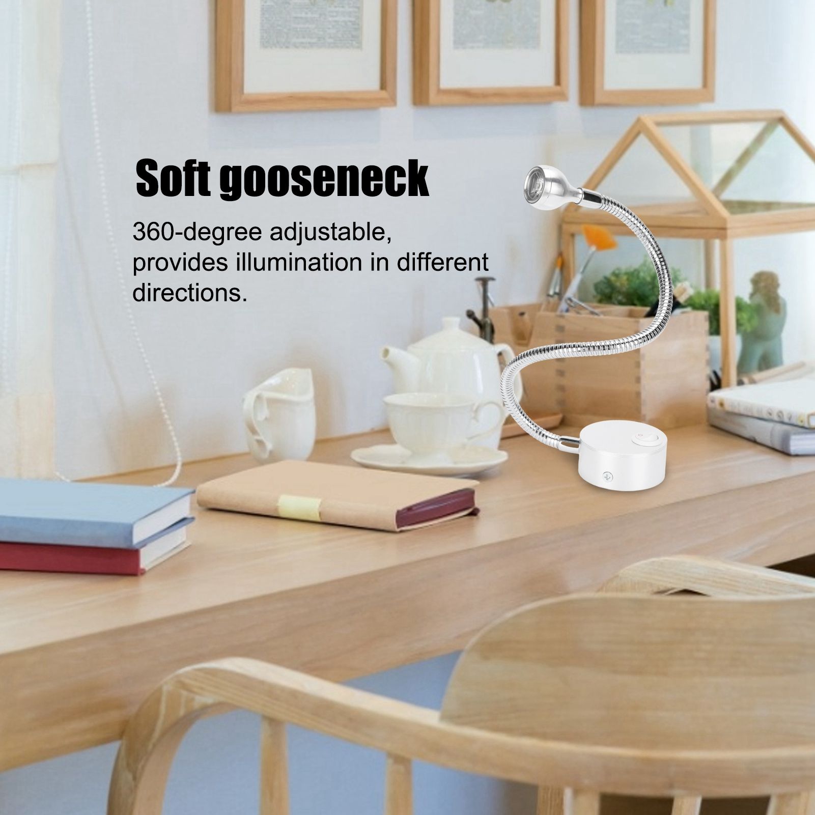 4000K Side Hole Type LED Gooseneck Lamp Wall Lamp Spotlight Wall Sconces for view 15