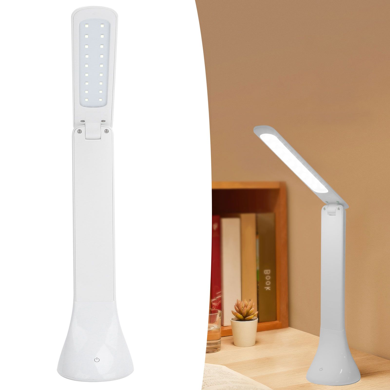 Portable LED Desk Lamp Cordless Battery Powered Reading Table Lamp Home Office view 9