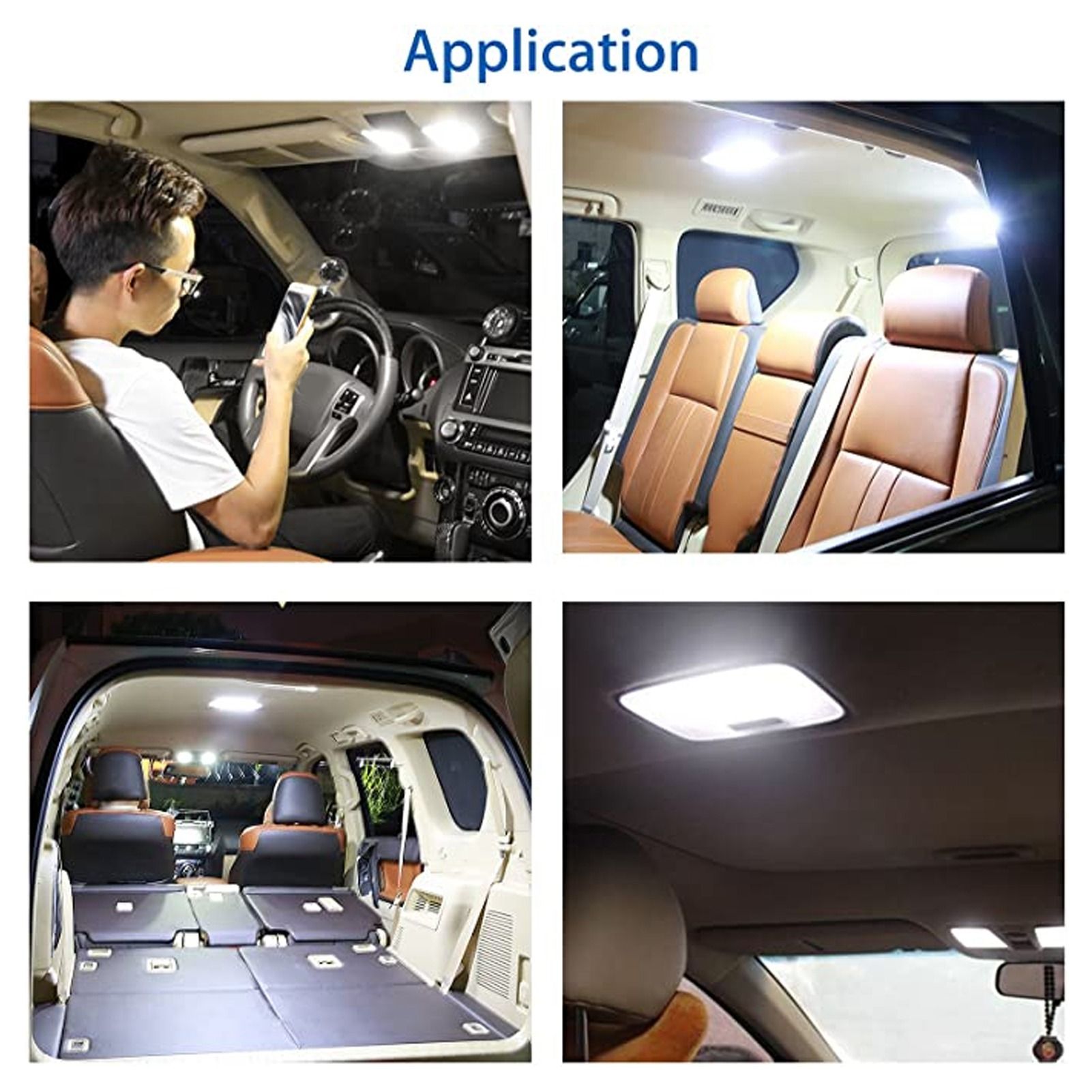 36LED Car Dome Light Auto Reading Lamp Interior Roof Ceiling Light Car view 15