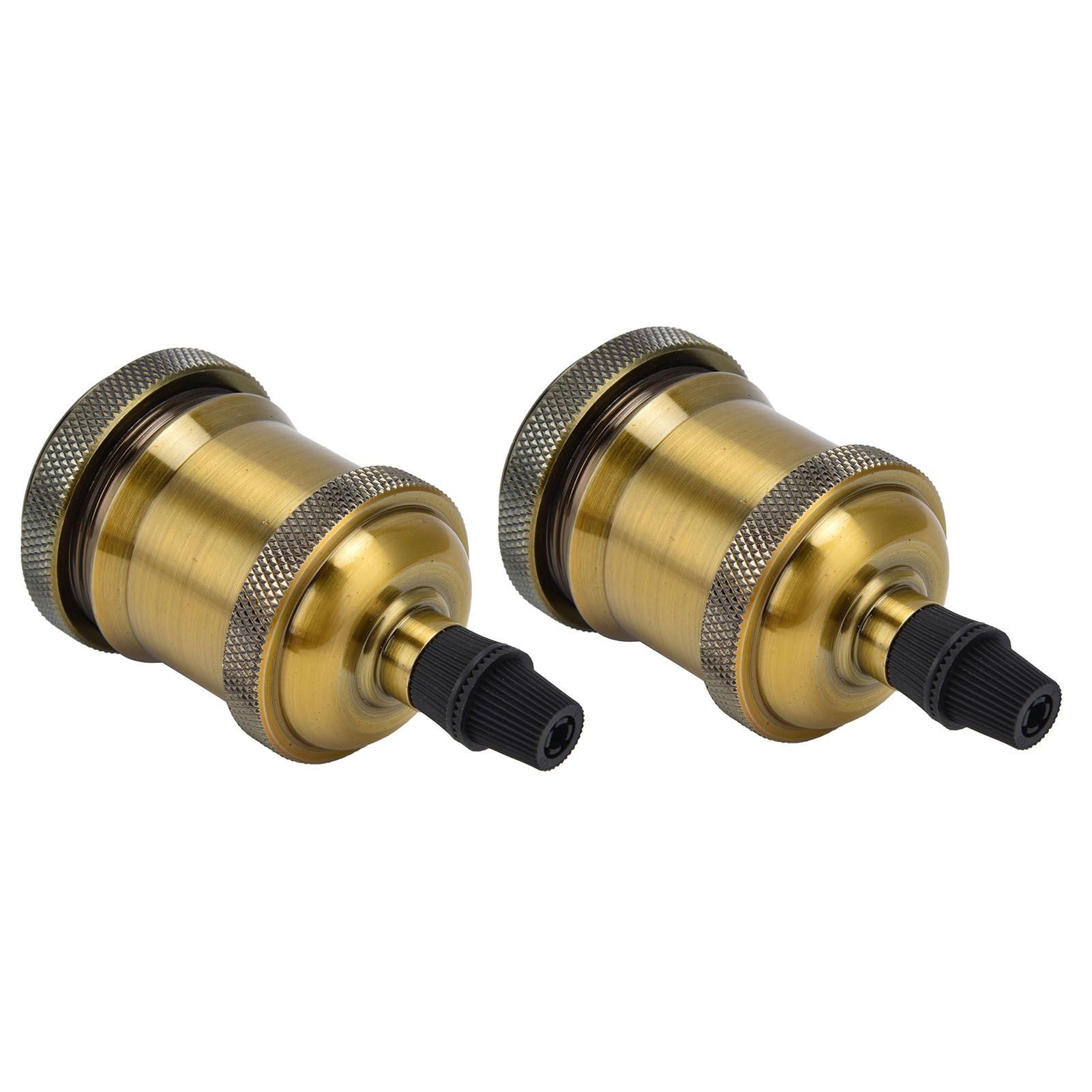 2PCS Vintage Lamp Socket Retro Aluminum Lamp Holder DIY Accessories for E26/27 view 6