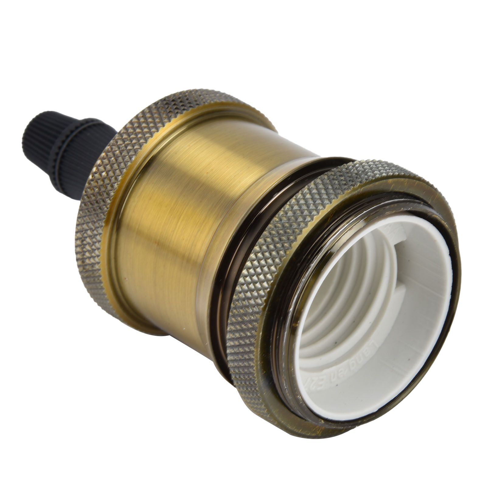 2PCS Vintage Lamp Socket Retro Aluminum Lamp Holder DIY Accessories for E26/27 view 9