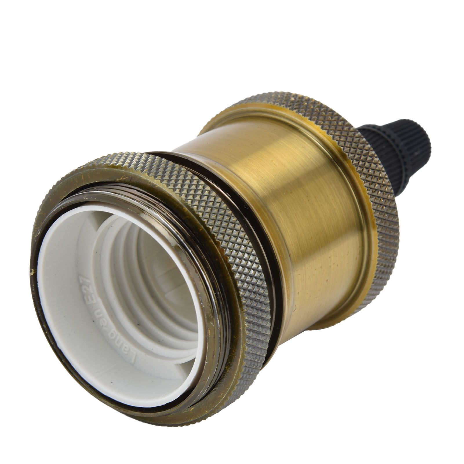 2PCS Vintage Lamp Socket Retro Aluminum Lamp Holder DIY Accessories for E26/27 view 10