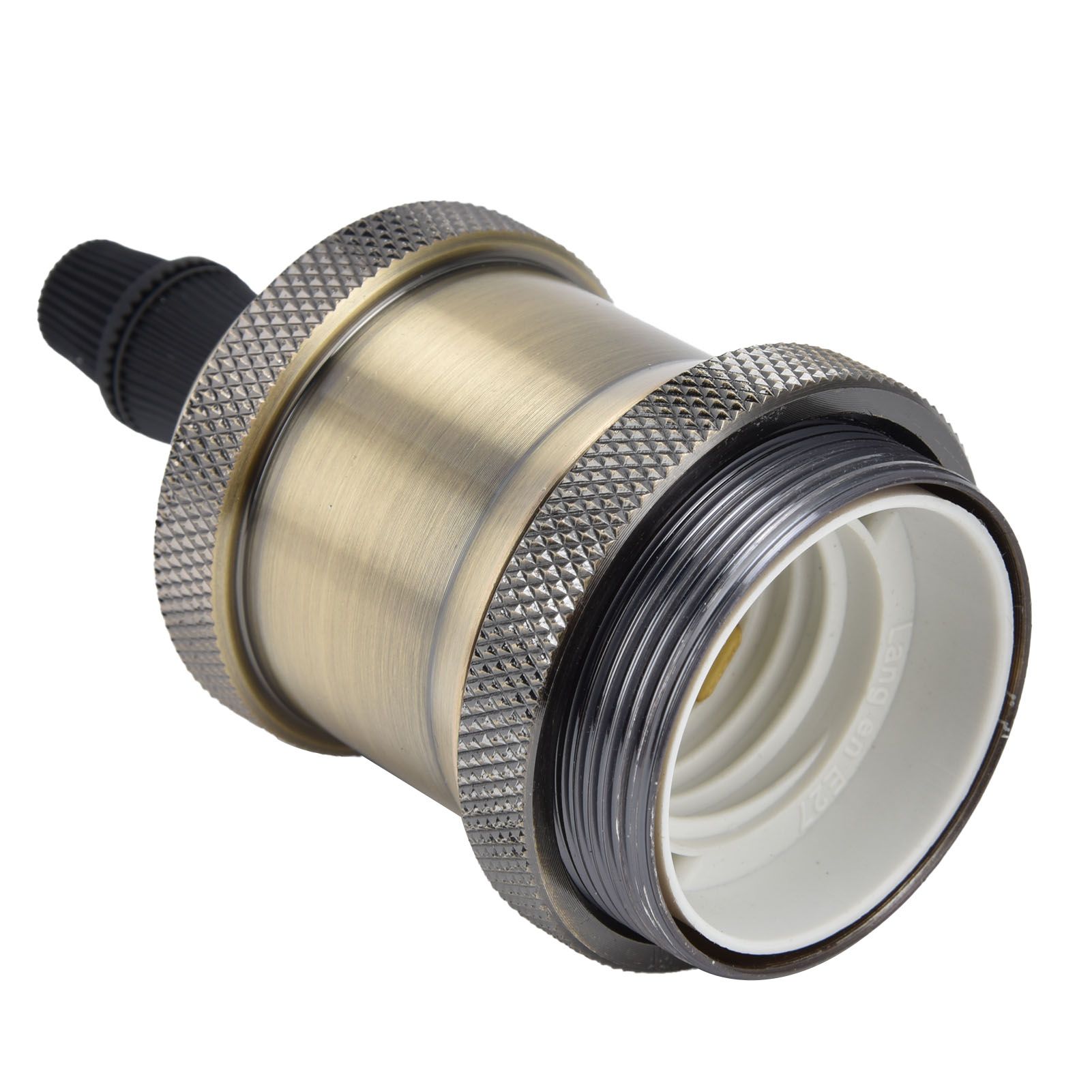 2PCS Vintage Lamp Socket Retro Aluminum Lamp Holder DIY Accessories for E26/27 view 10