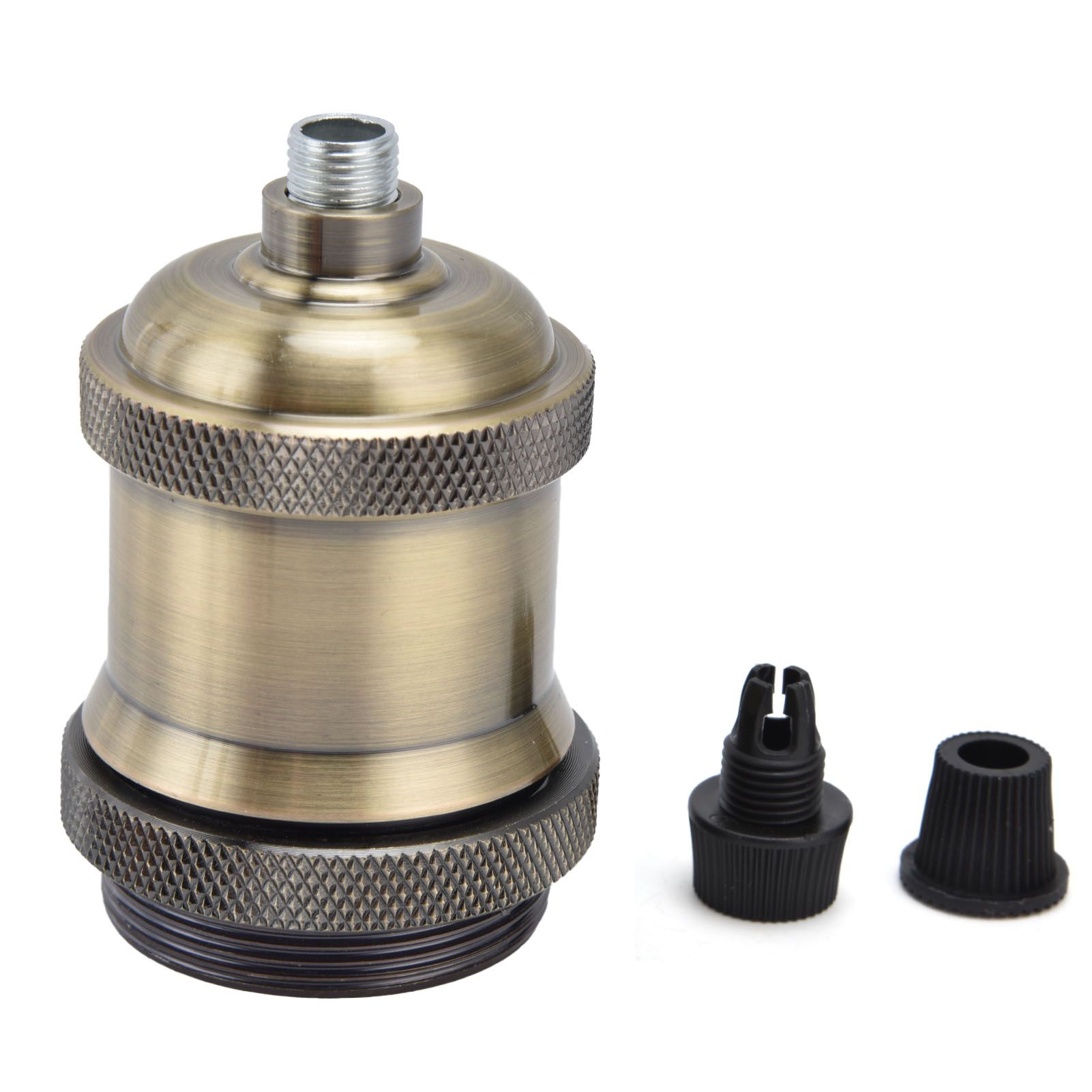 2PCS Vintage Lamp Socket Retro Aluminum Lamp Holder DIY Accessories for E26/27 view 15