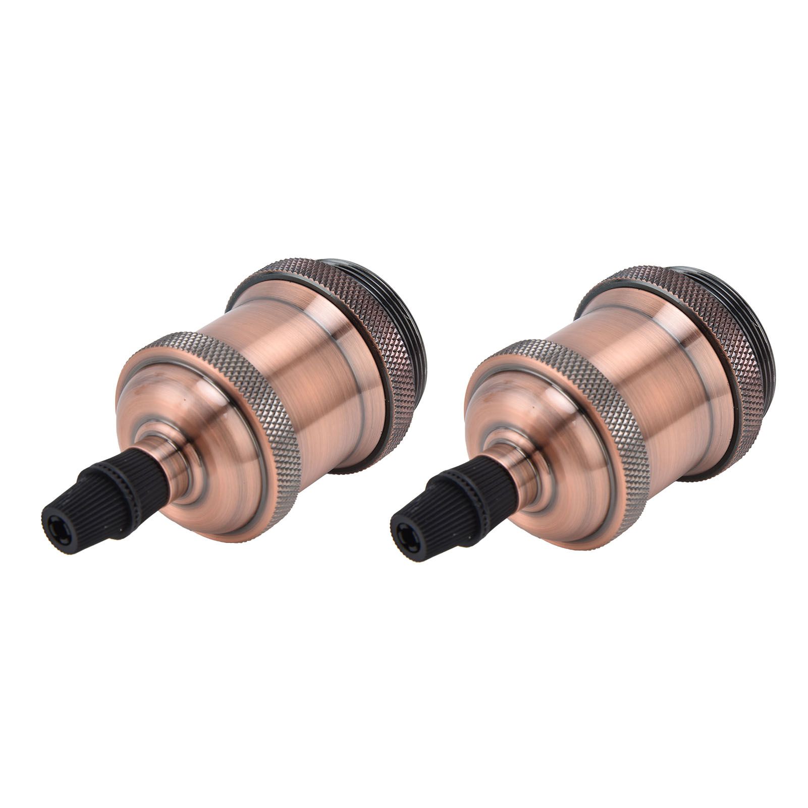 2PCS Vintage Lamp Socket Retro Aluminum Lamp Holder DIY Accessories for E26/27 view 3