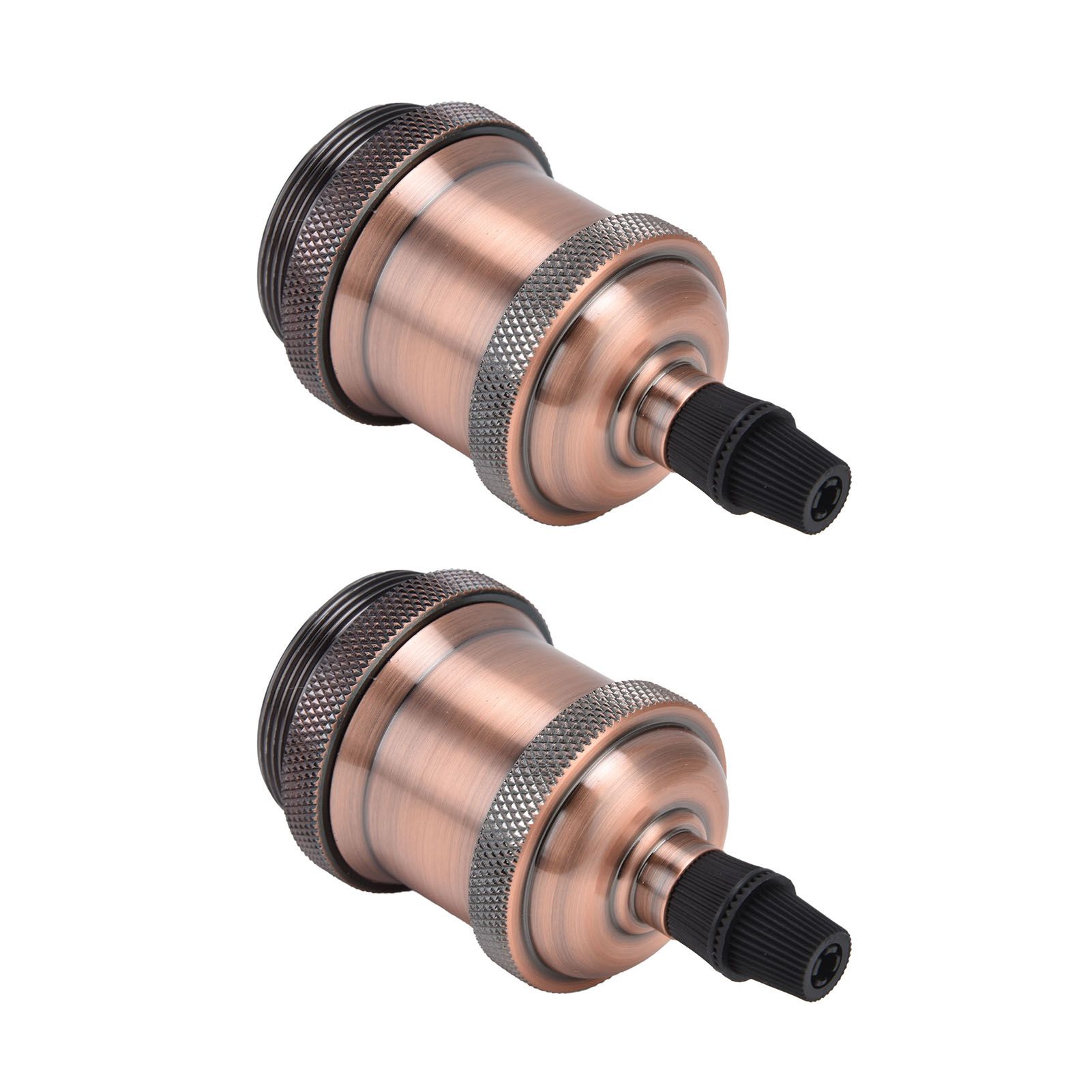 2PCS Vintage Lamp Socket Retro Aluminum Lamp Holder DIY Accessories for E26/27 view 4