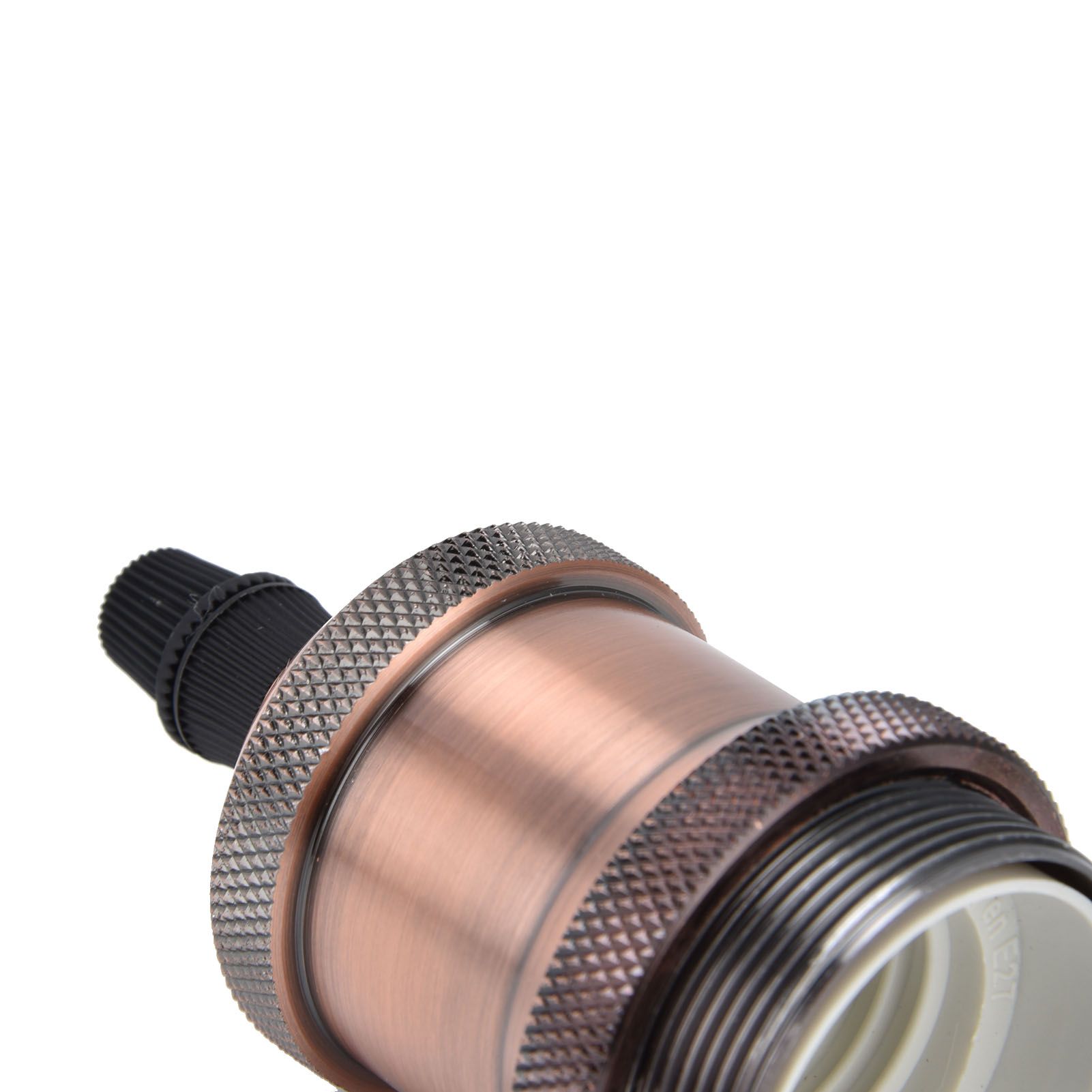 2PCS Vintage Lamp Socket Retro Aluminum Lamp Holder DIY Accessories for E26/27 view 13