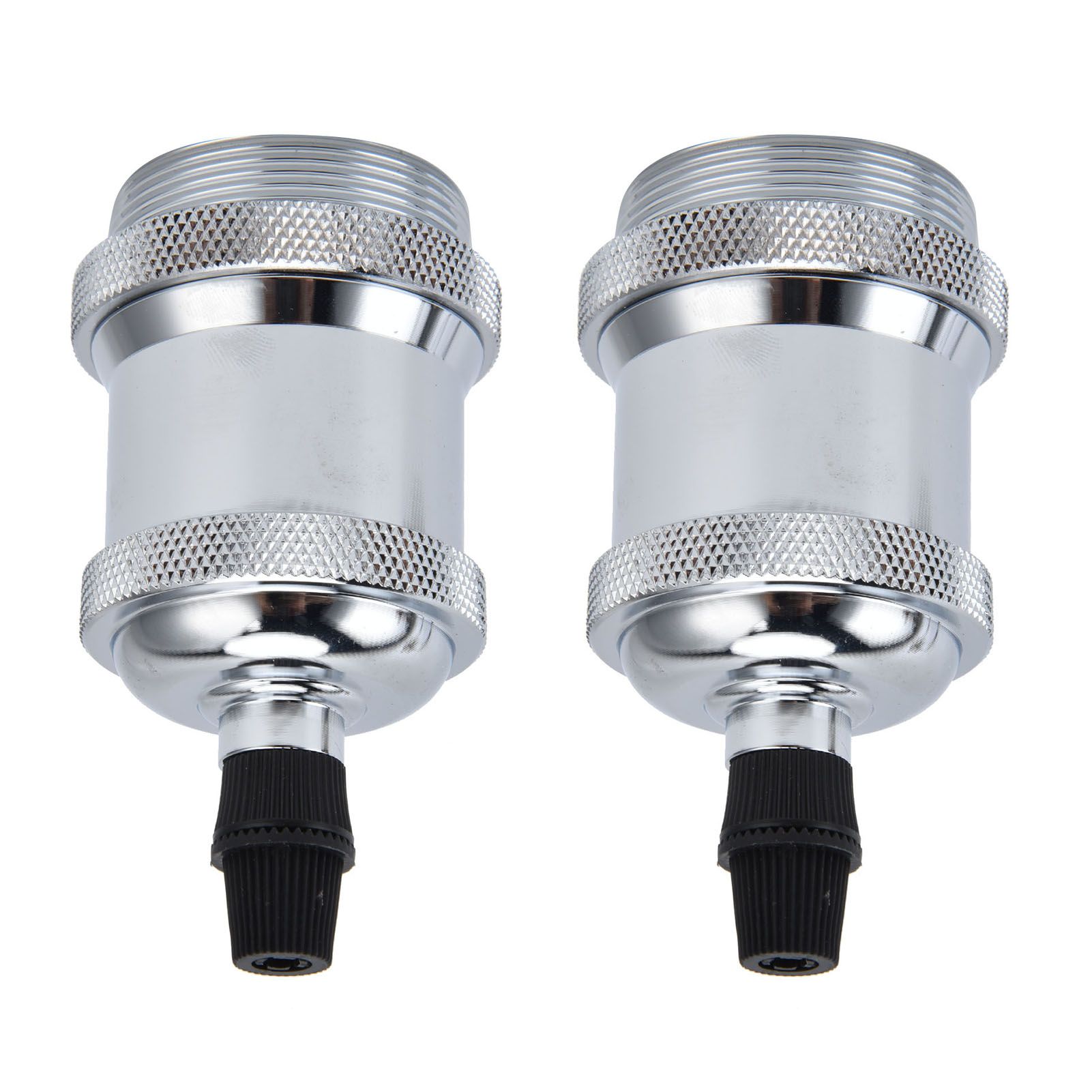2PCS Vintage Lamp Socket Retro Aluminum Lamp Holder DIY Accessories for E26/27 view 2