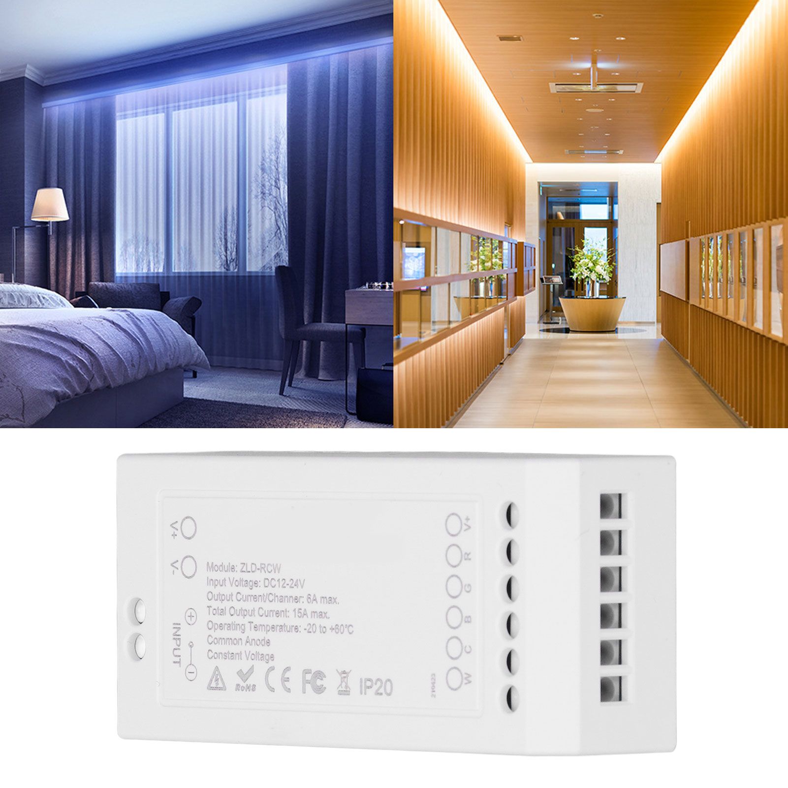 For Zigbee LED Driver Smart Home LED Strip Controller RGB+CW Light Strip view 11