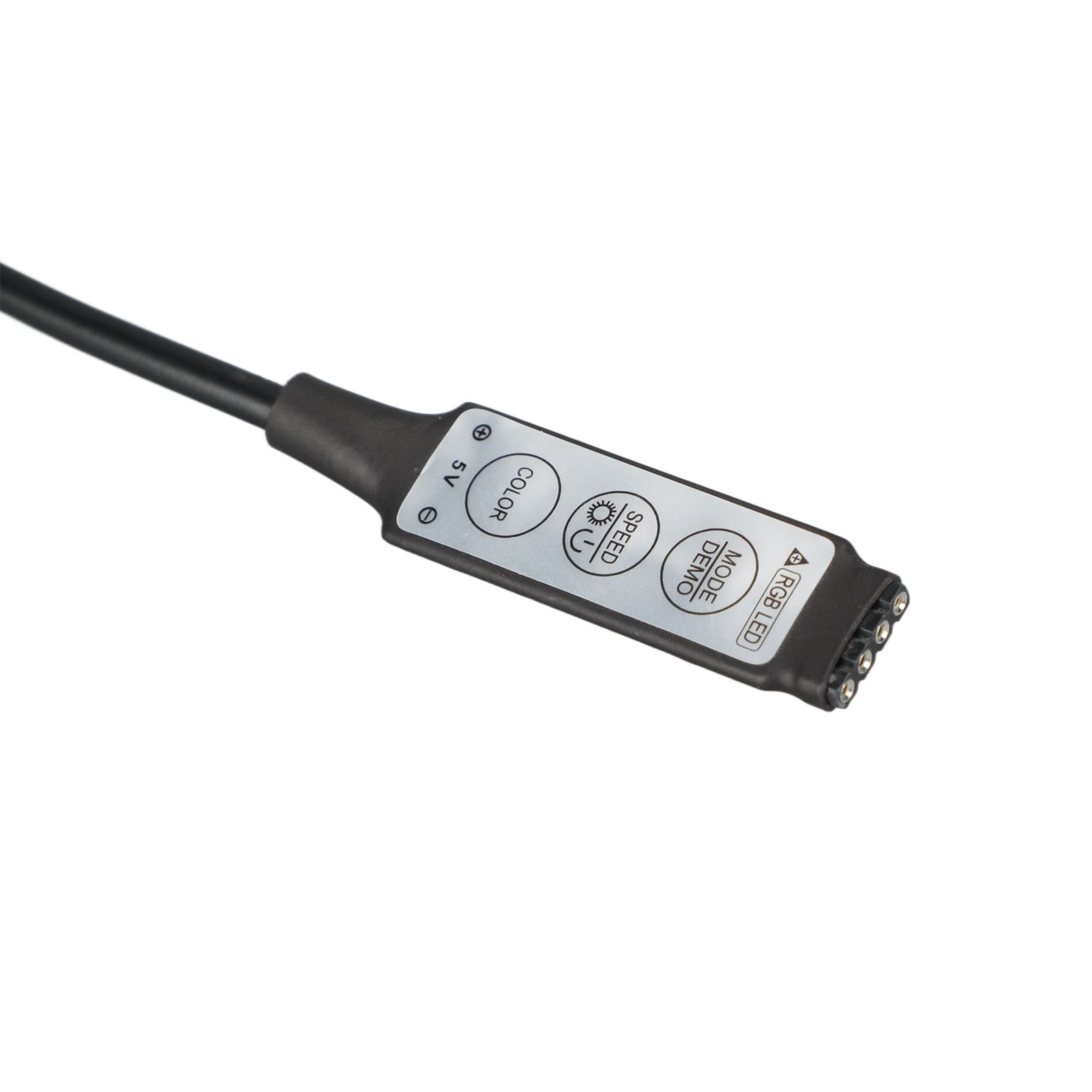 LED RGB Strip Light 5V Button Control Tape Light Color Changing USB Powered view 14