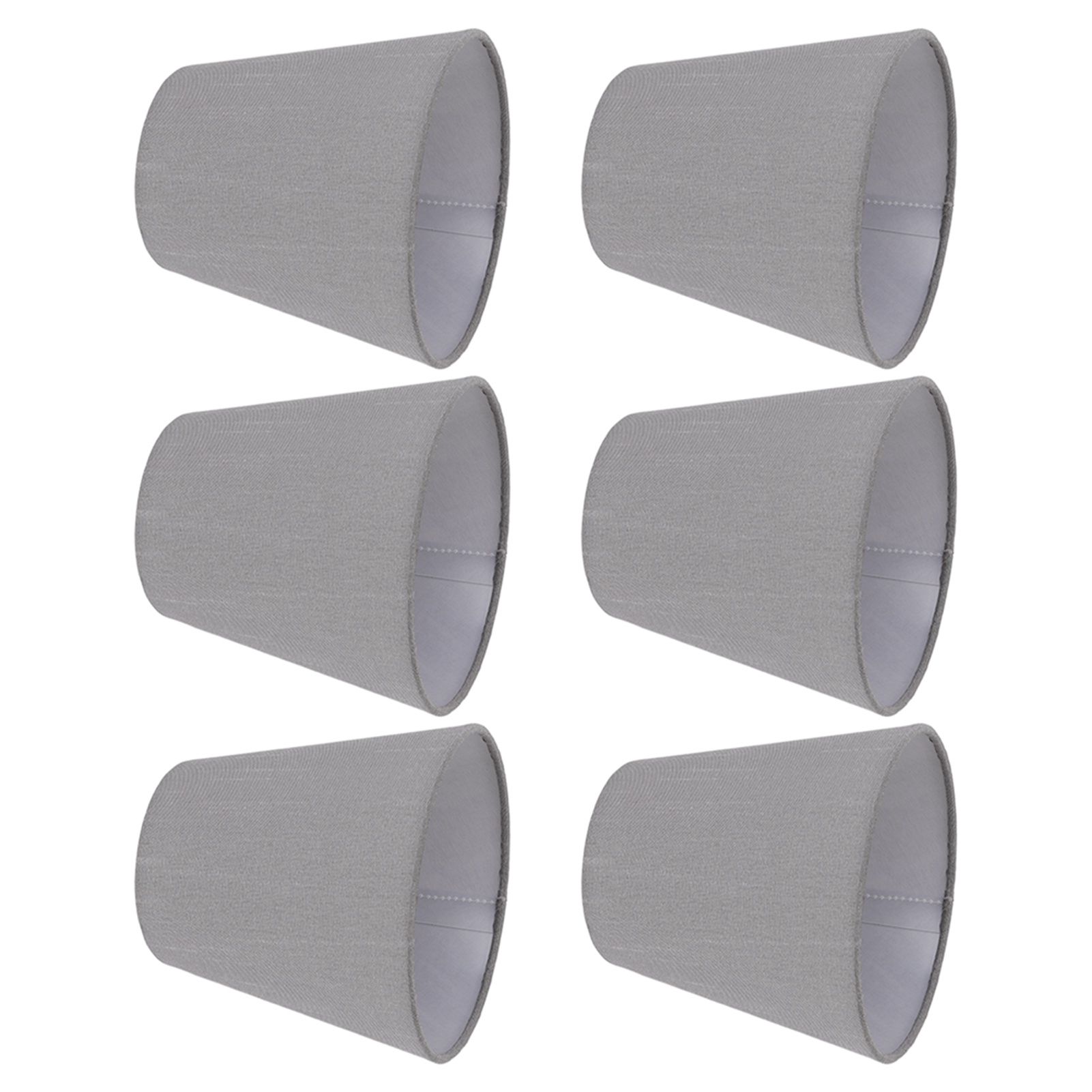 6 Pcs Cloth Lamp Shade Good Light Transmission E14 Candle Bulb Lamp Cover view 6